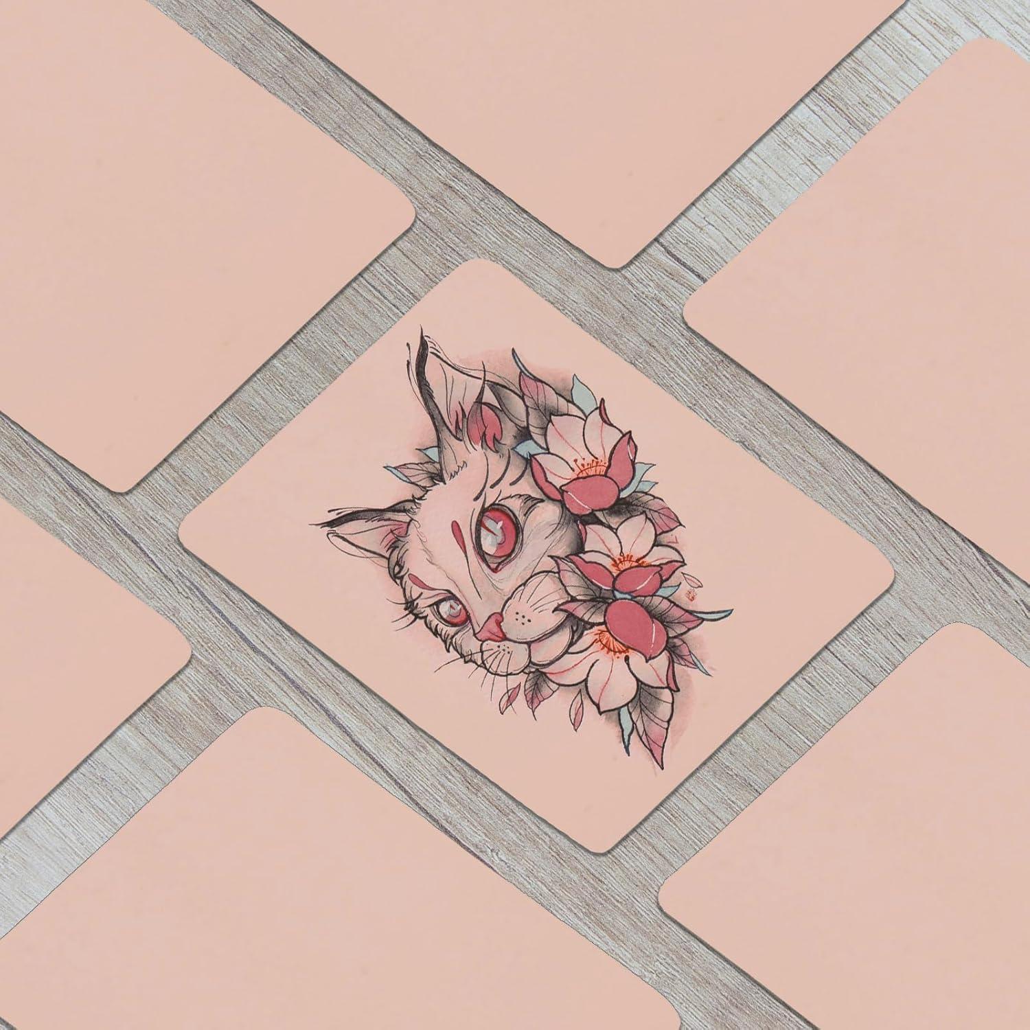 10 Piezas Piel Falsa de Tatuaje Beoncall 18.8x14.2cm 3mm