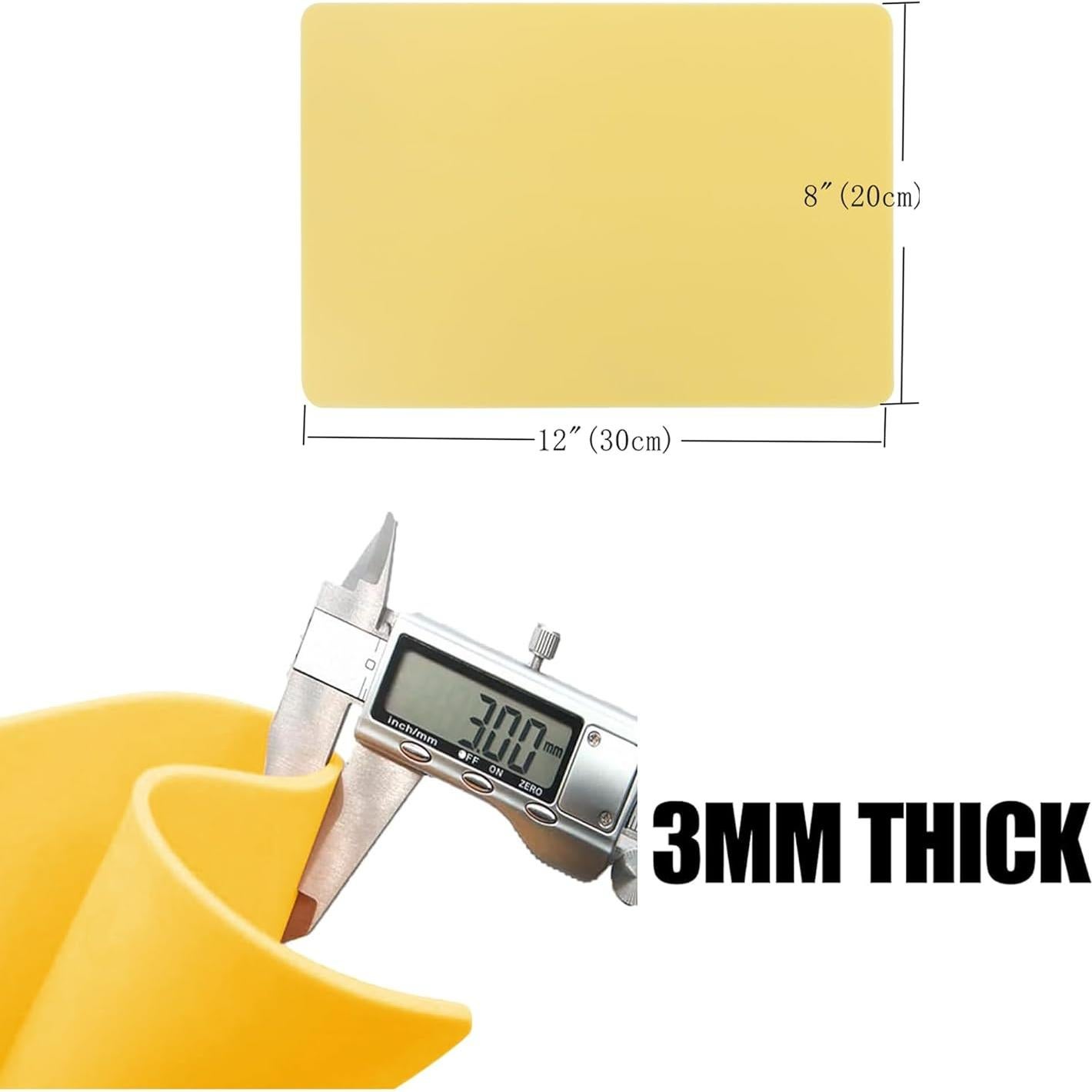 Piel de Práctica para Tatuaje 6pcs 30x20 cm 3mm Silicona