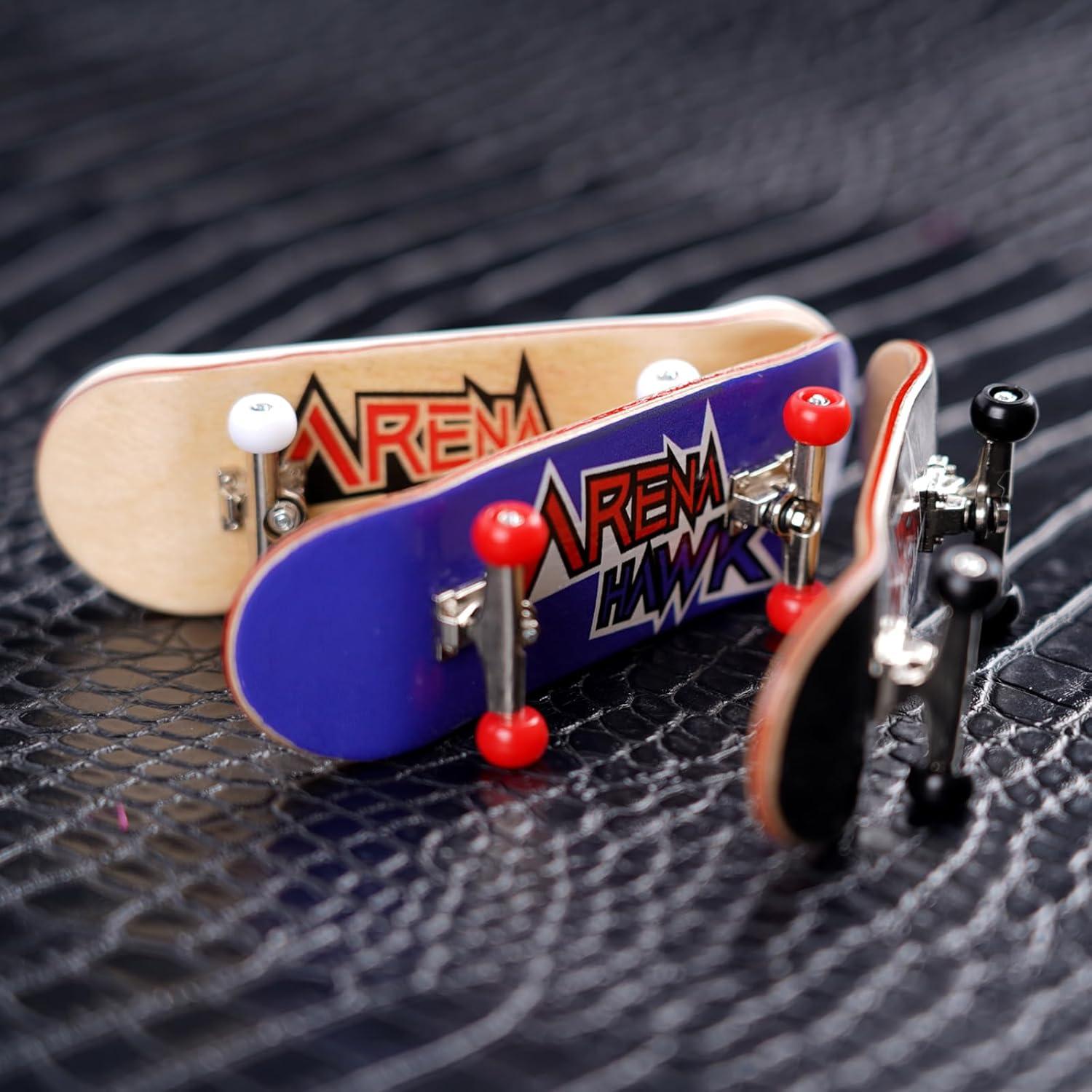 Tattoo Kit 3-Pack Practice Skins, Fingerboard Mini Skatebords Collectible & Customizable, Tattoo Studio Gift, Beginners Play 006