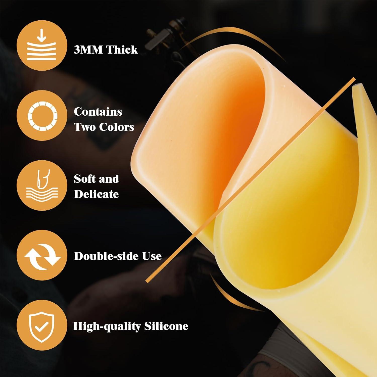 12 Piezas Piel de Práctica para Tatuaje Tatamelon 19.56x14.99 cm