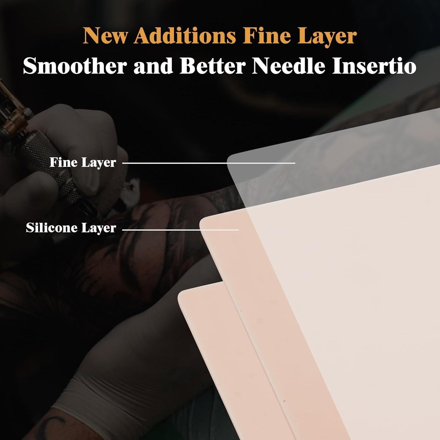 12 Piezas Piel de Práctica para Tatuaje Tatamelon 19.56x14.99 cm