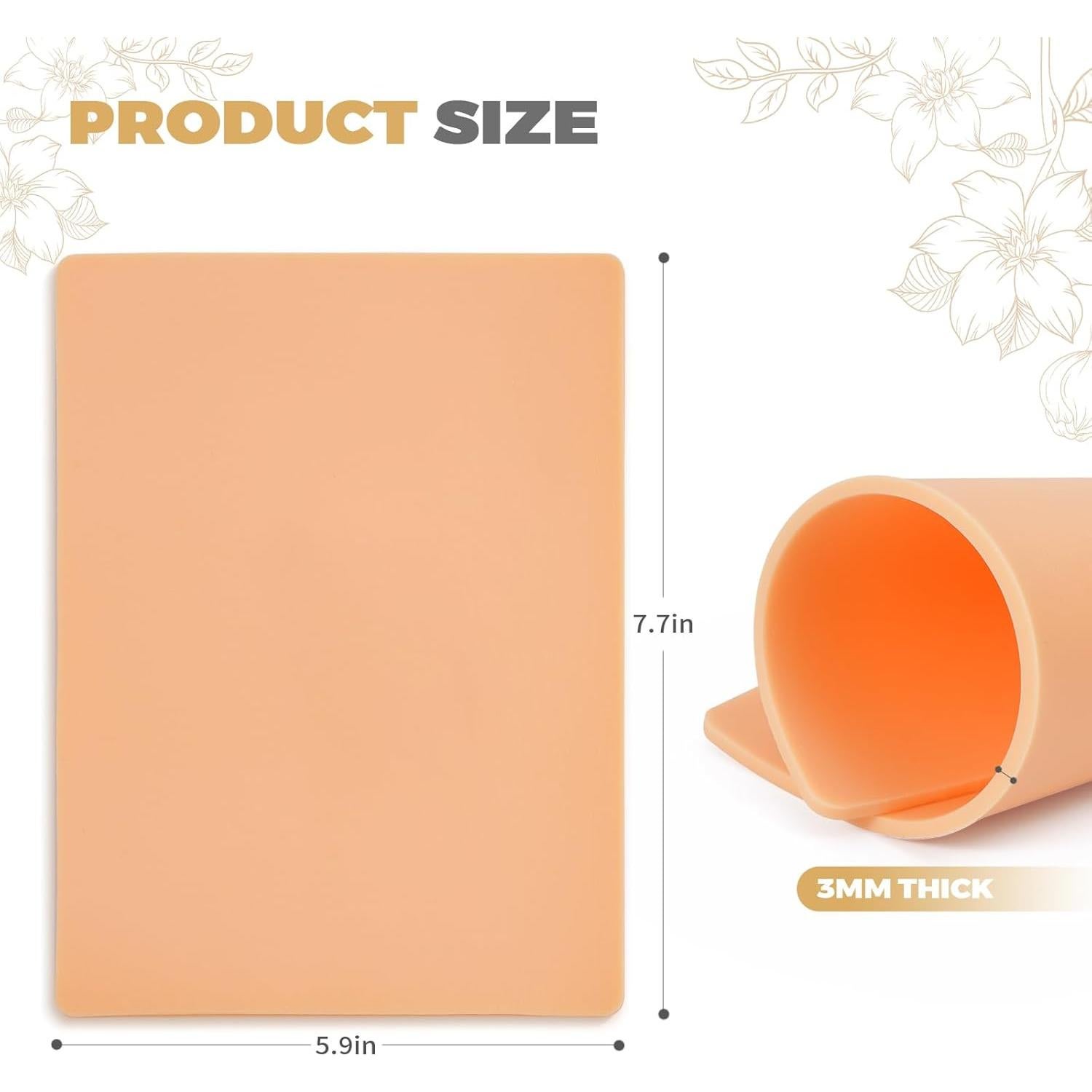 15 Piezas Piel de Tatuaje Falsa SHATGYI 3mm Doble Cara