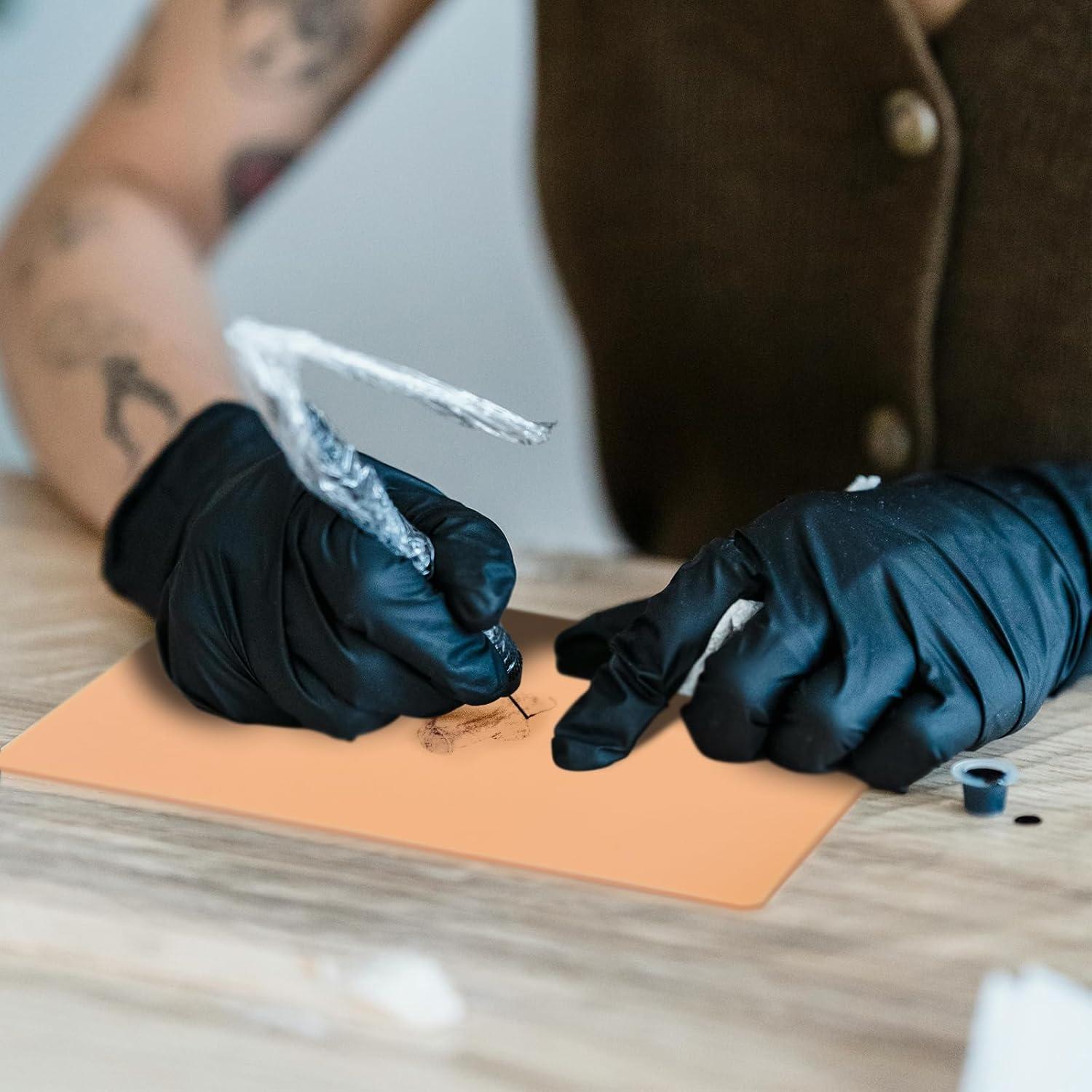 15 Piezas Piel de Tatuaje Falsa SHATGYI 3mm Doble Cara