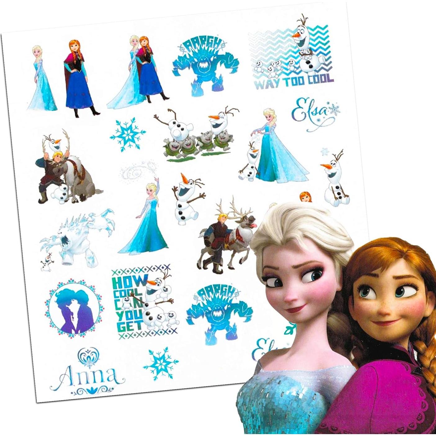 Tatuajes Temporales Disney - 7 Paquetes con 175 Diseños