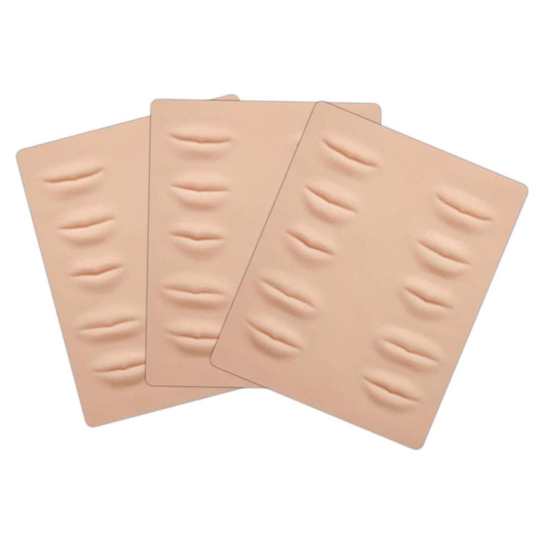 Pieles Falsas de Silicona MiMiLai para Labios 3 Hojas 3D