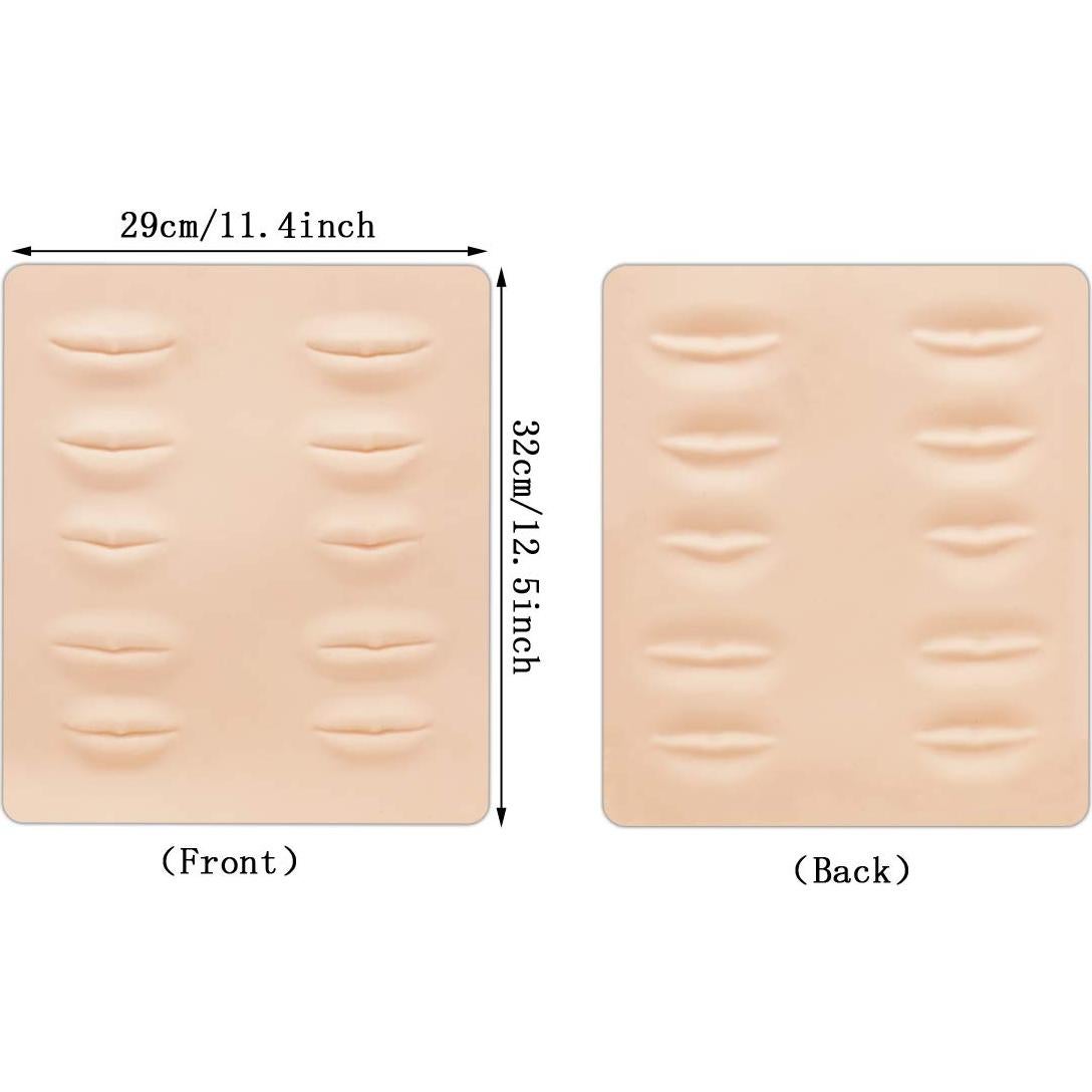Pieles Falsas de Silicona MiMiLai para Labios 3 Hojas 3D