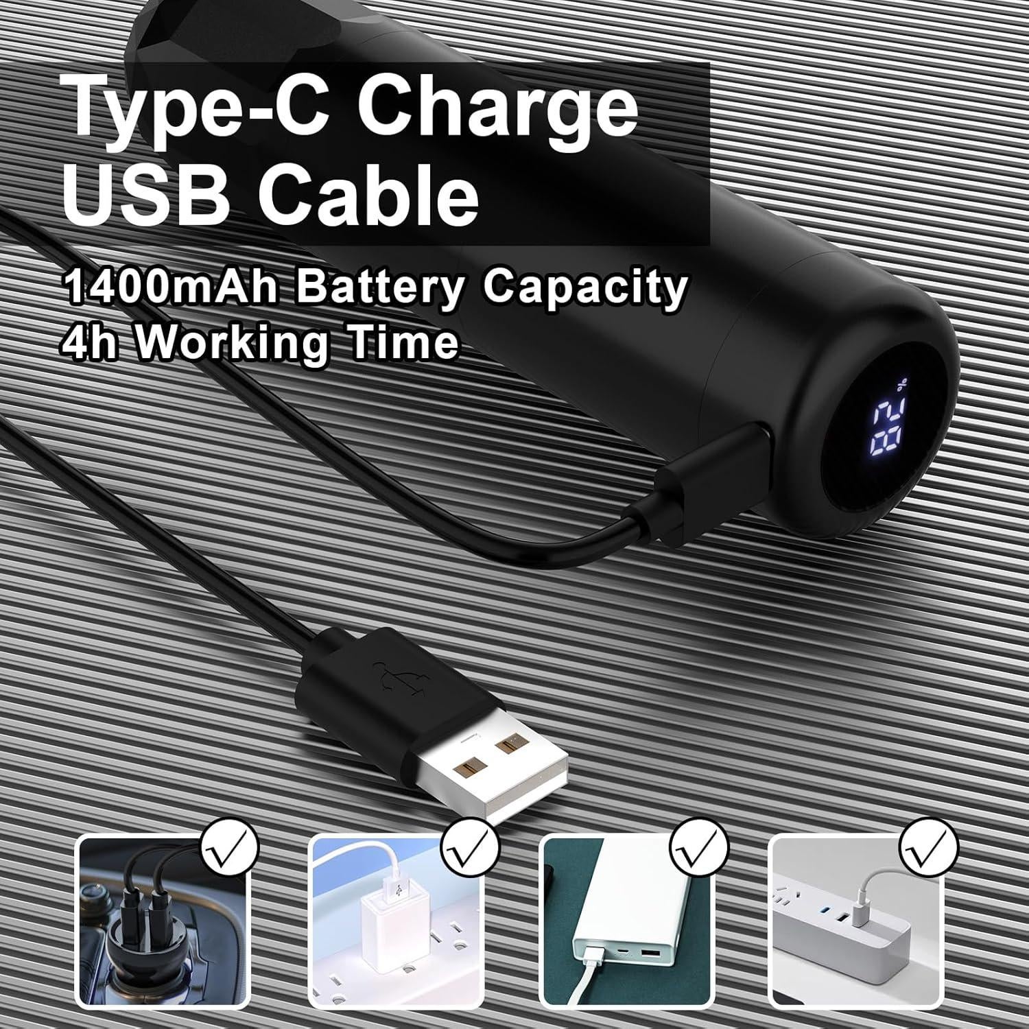 Kit de Tatuaje Inalámbrico Effeer E79 con Pantalla LED y 40 Agujas