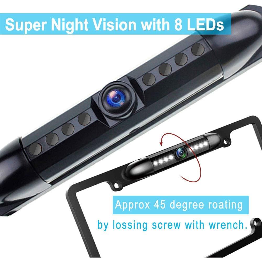 Cámara de Respaldo GLK con Marco de Matrícula HD 170°