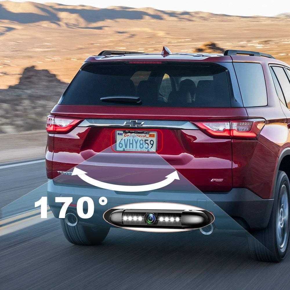 Cámara de Respaldo GLK con Marco de Matrícula HD 170°