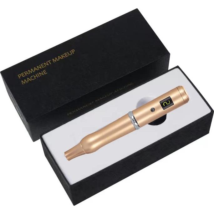 Máquina de Tatuaje Permanente Inalámbrica Mingshops RB52 Dorada