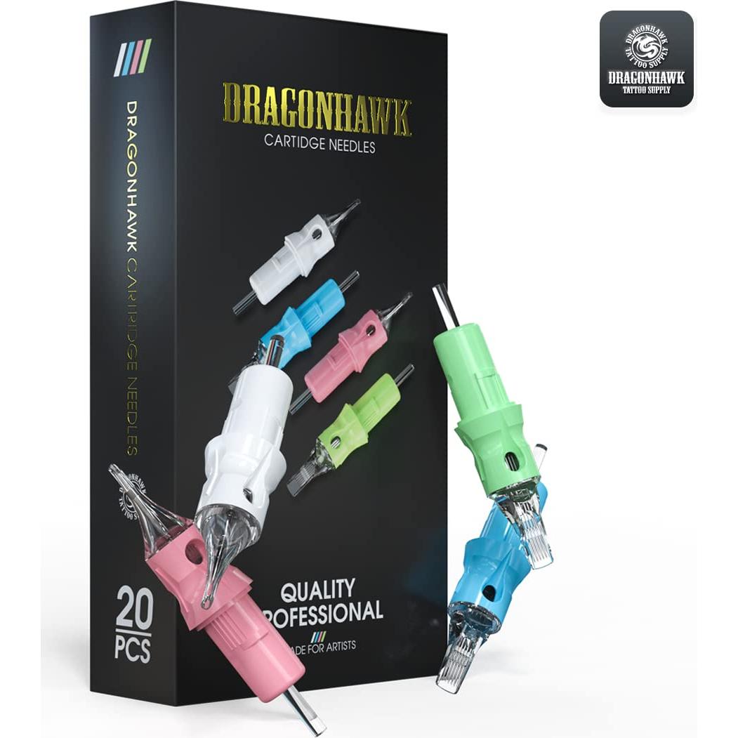 Kit Completo de Tatuaje Dragonhawk S4 con Pluma y Tinta