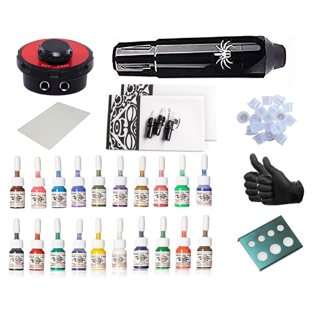 Kit Completo de Tatuaje Rotativa One Tattoo World OTW-KPB03