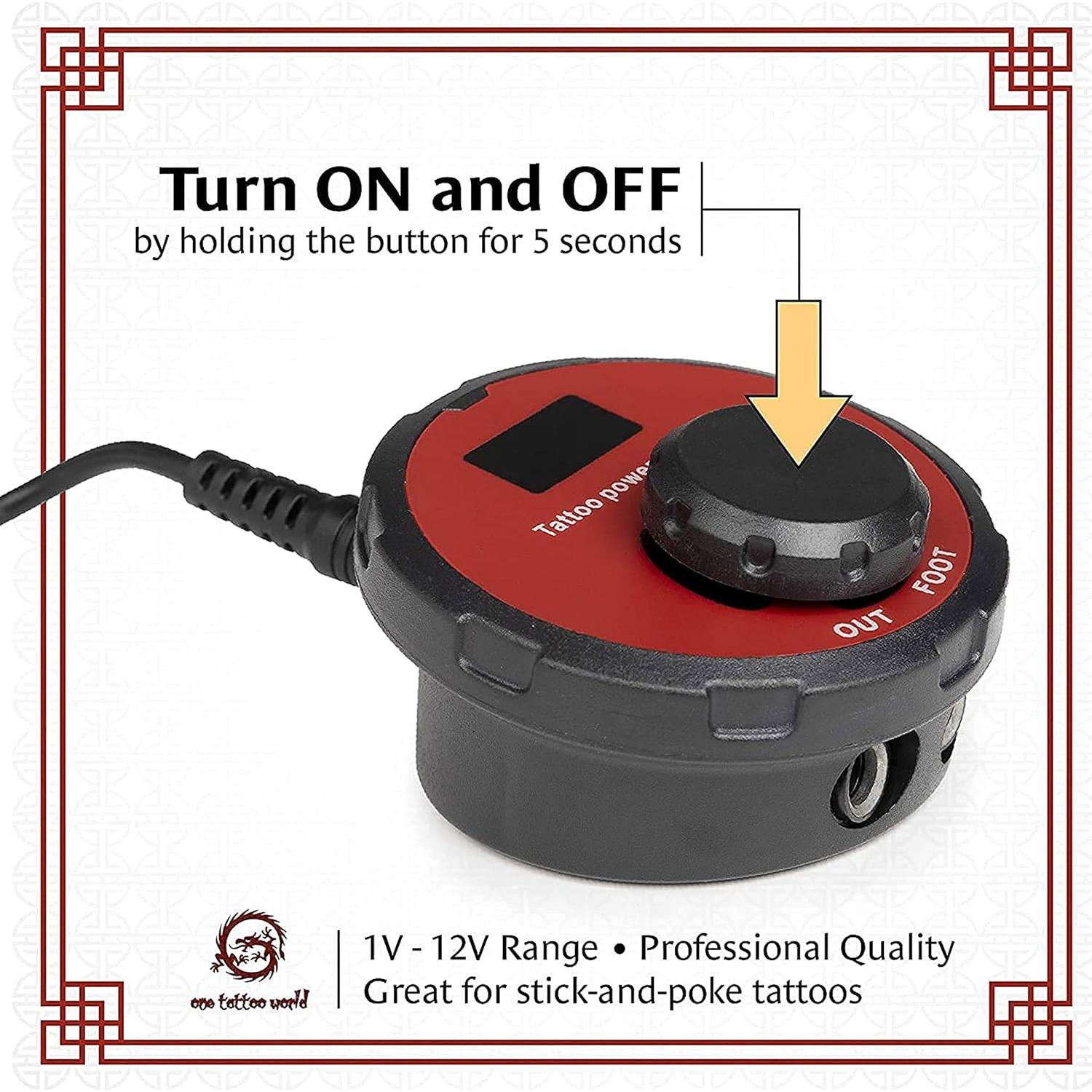 Kit Completo de Tatuaje Rotativa One Tattoo World OTW-KPB03