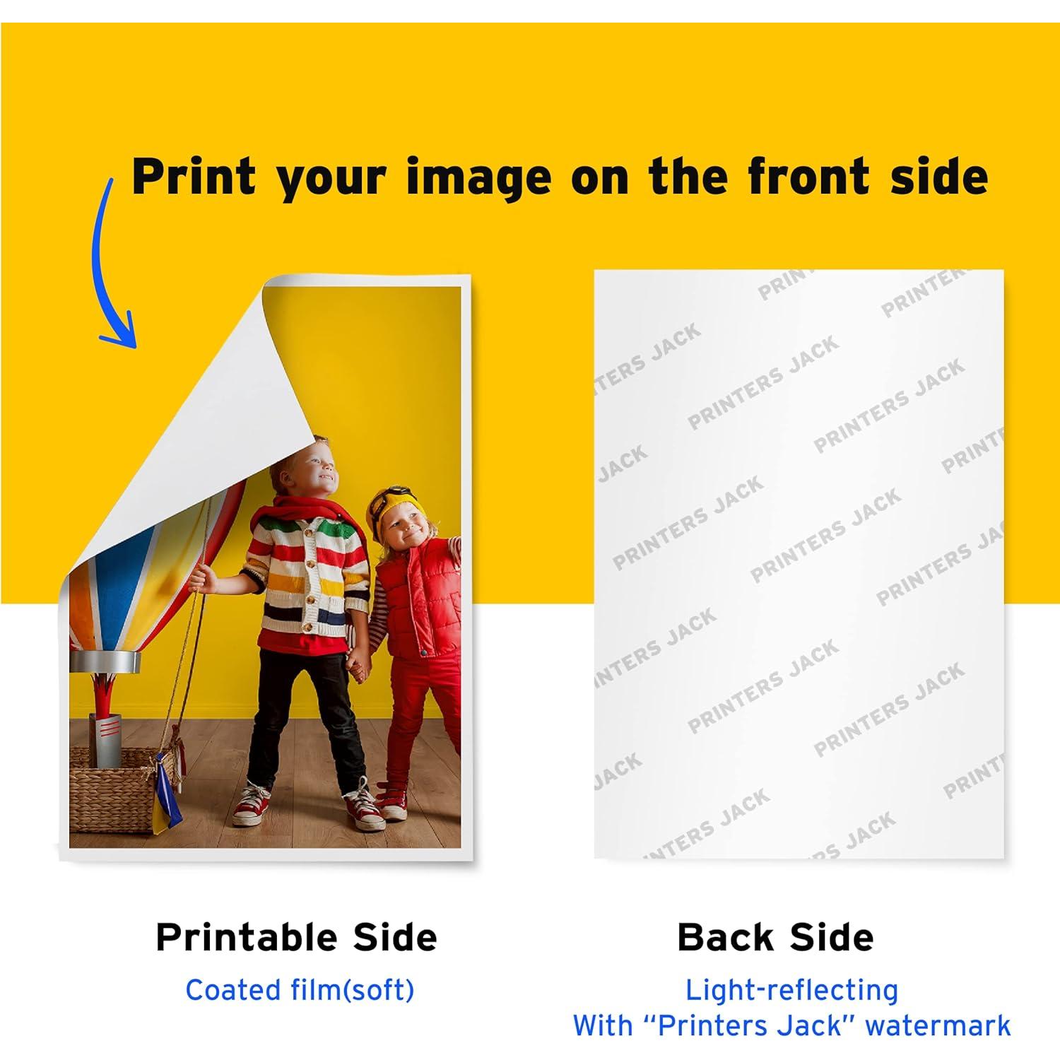 Papel de Calcomanía de Deslizamiento de Agua Printers Jack A4 100 Hojas