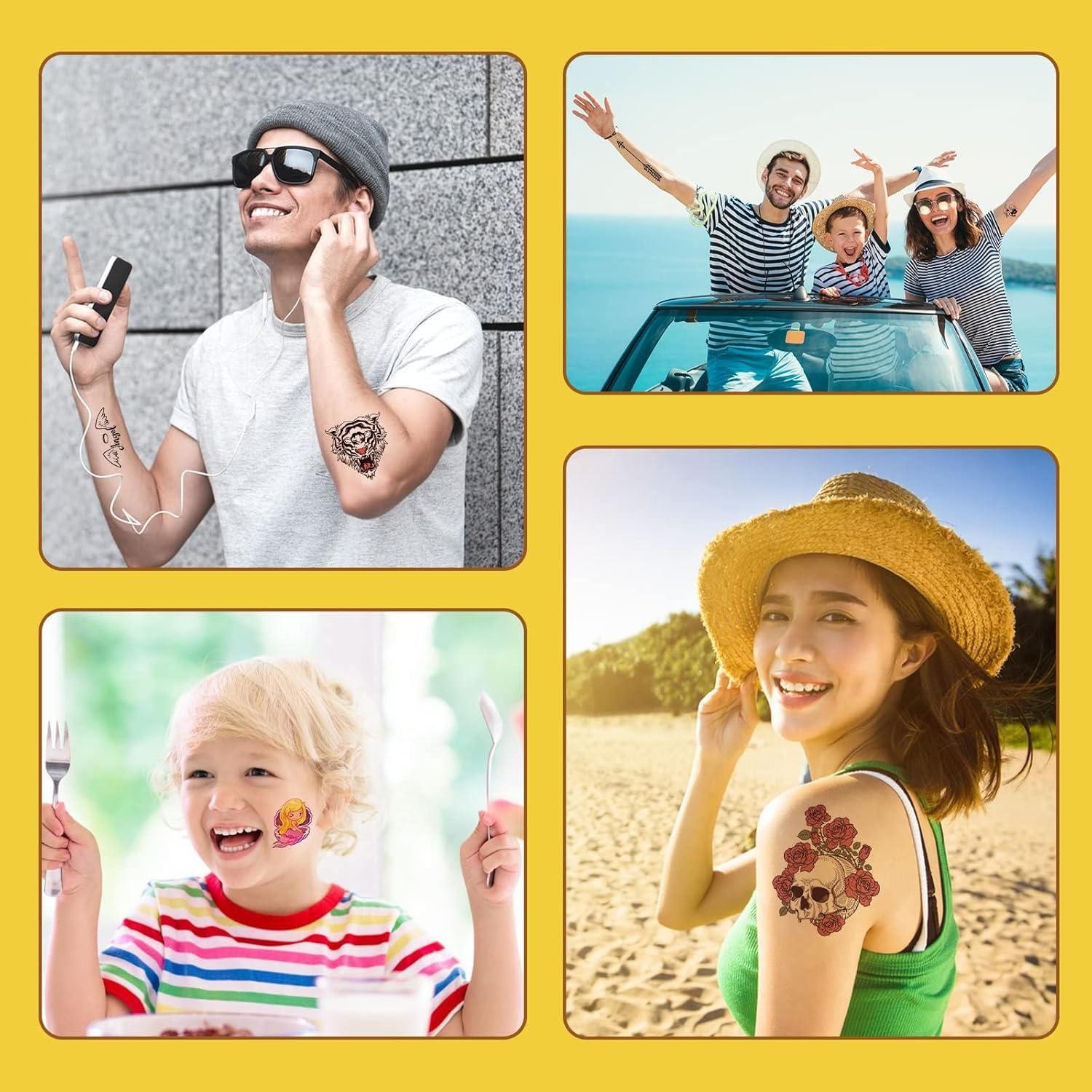 Papel de Tatuaje Temporal Imprimible MECOLOUR 20 Juegos 21.6x27.9cm