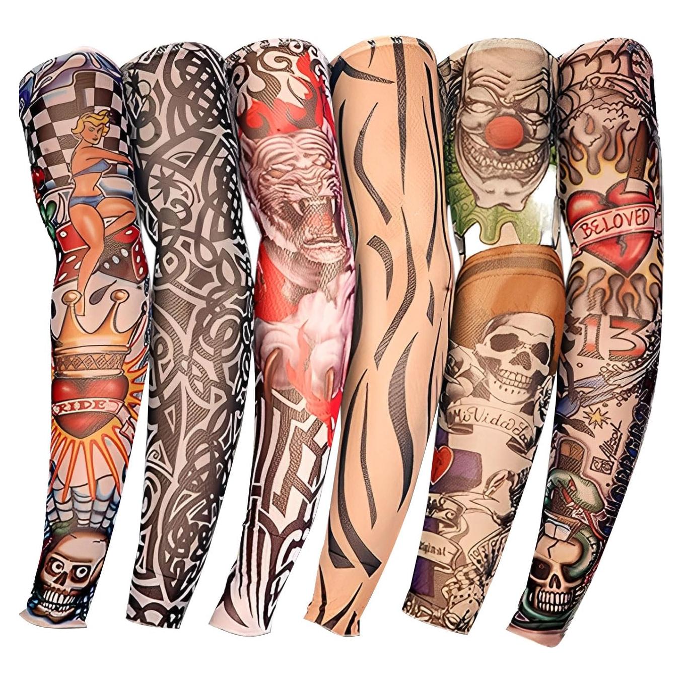 Mangas de Tatuaje YARIEW 6 Piezas Unisex Protección Solar