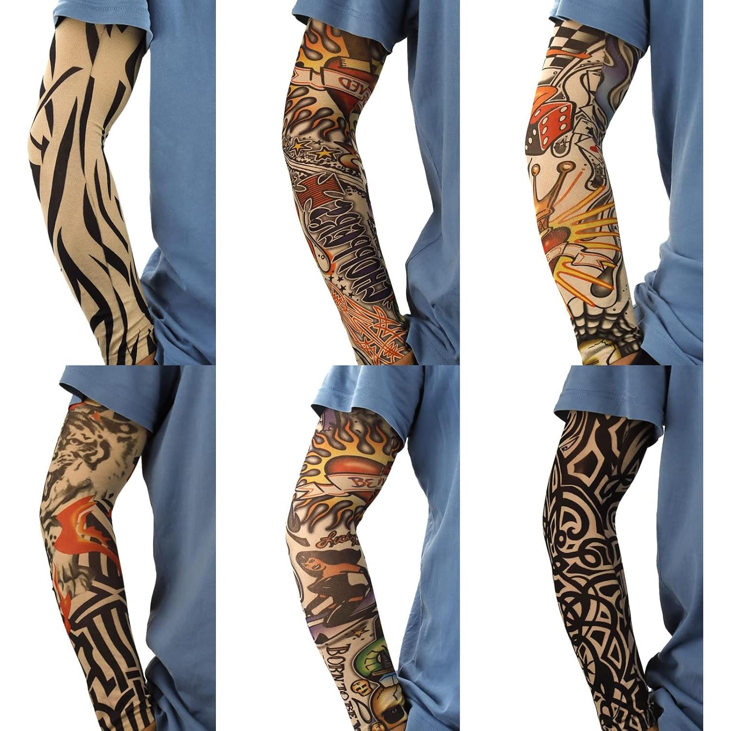 Mangas de Tatuaje YARIEW 6 Piezas Unisex Protección Solar