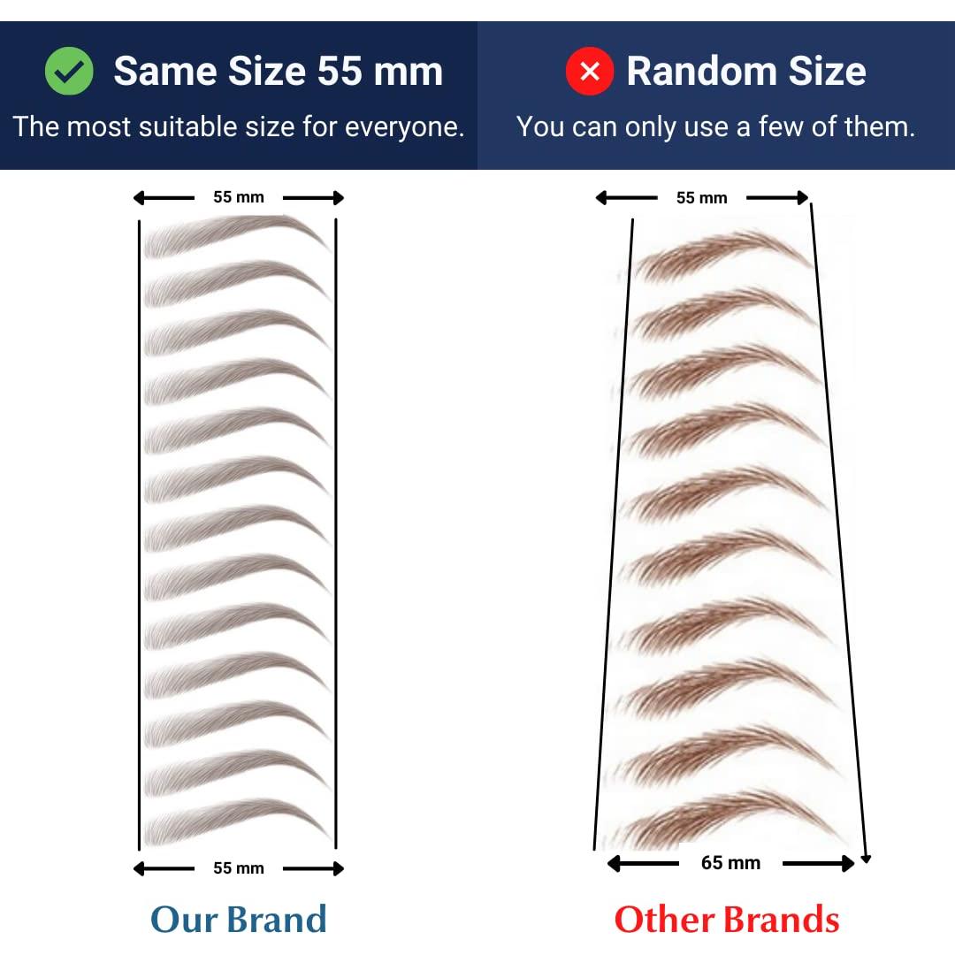 Microblading y Sombreado Tatuaje Bliss and Beyond 13 Pares Marrón