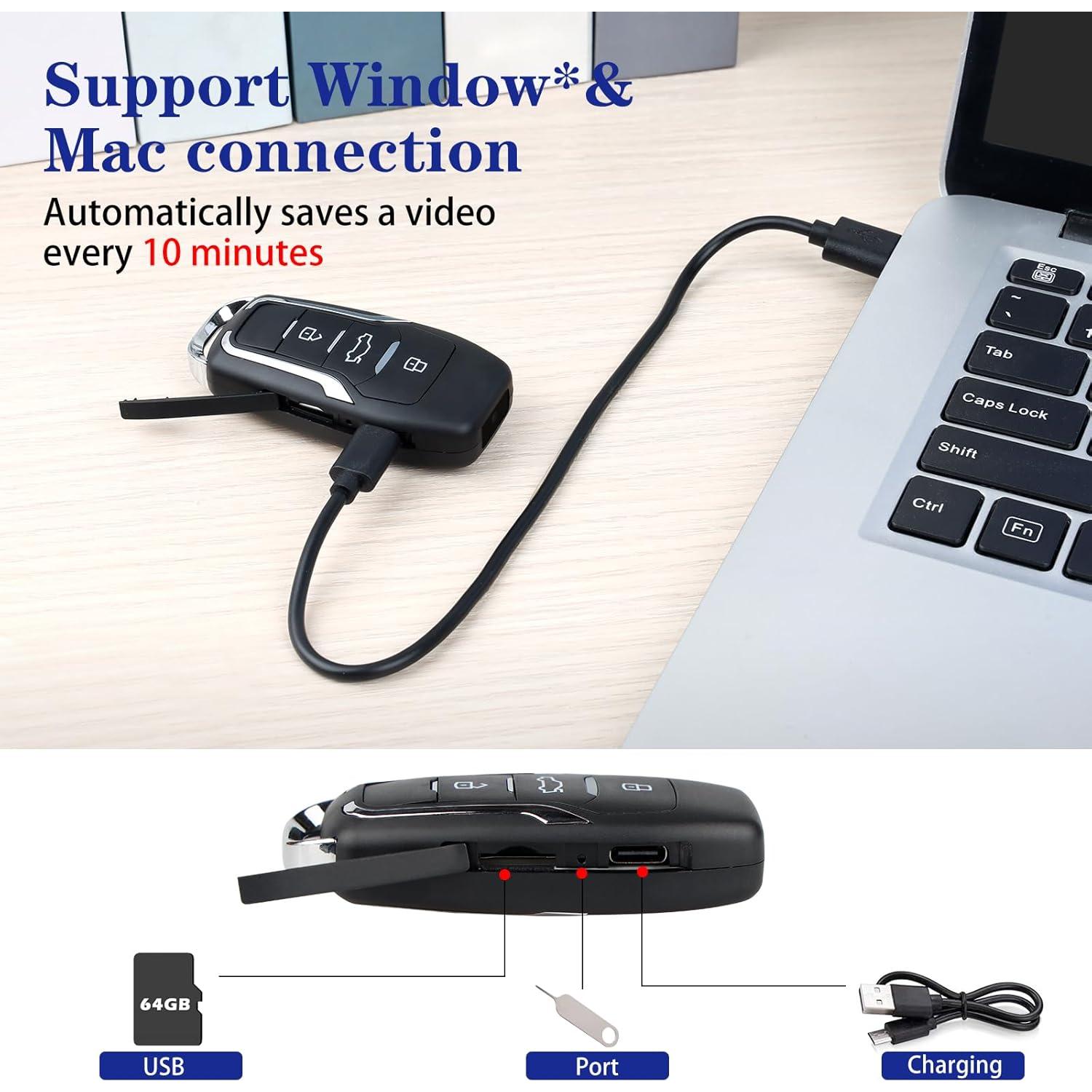 Cámara Oculta Yhsfsveh 1080p para Vigilancia Interior Exterior