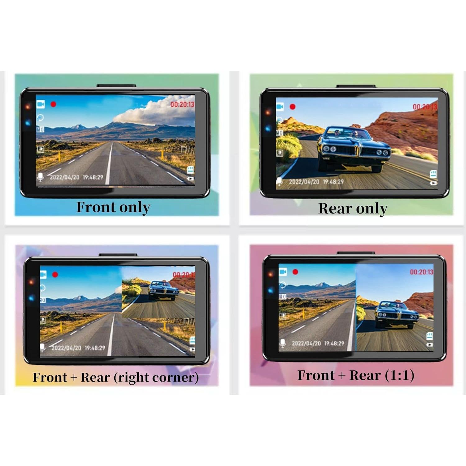 Cámara de tablero Biuone A20 Dual 1080P con tarjeta 32G