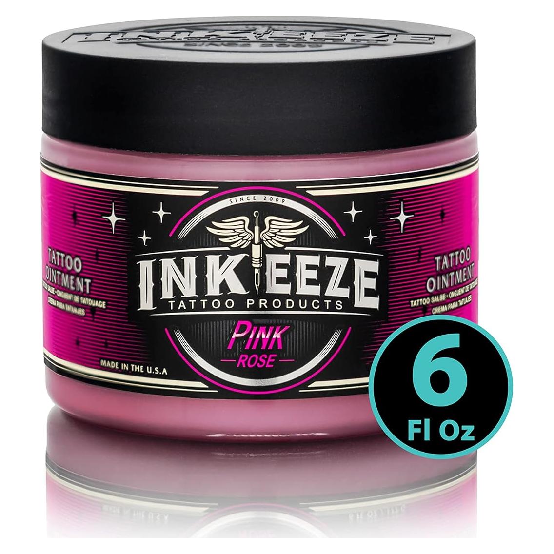 Ungüento para Tatuajes INK-EEZE Pink 170g - Vegano y Libre de Crueldad