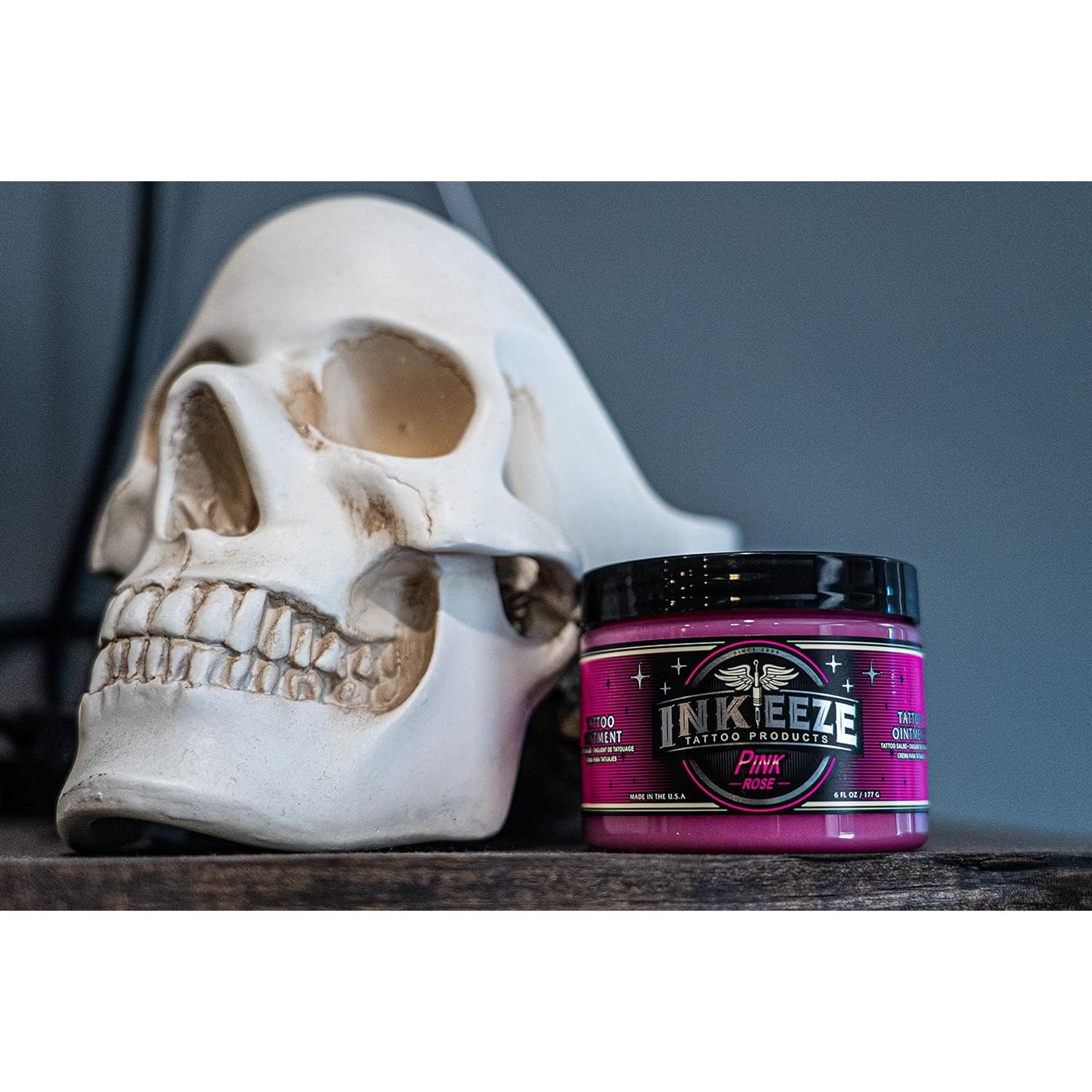 Ungüento para Tatuajes INK-EEZE Pink 170g - Vegano y Libre de Crueldad
