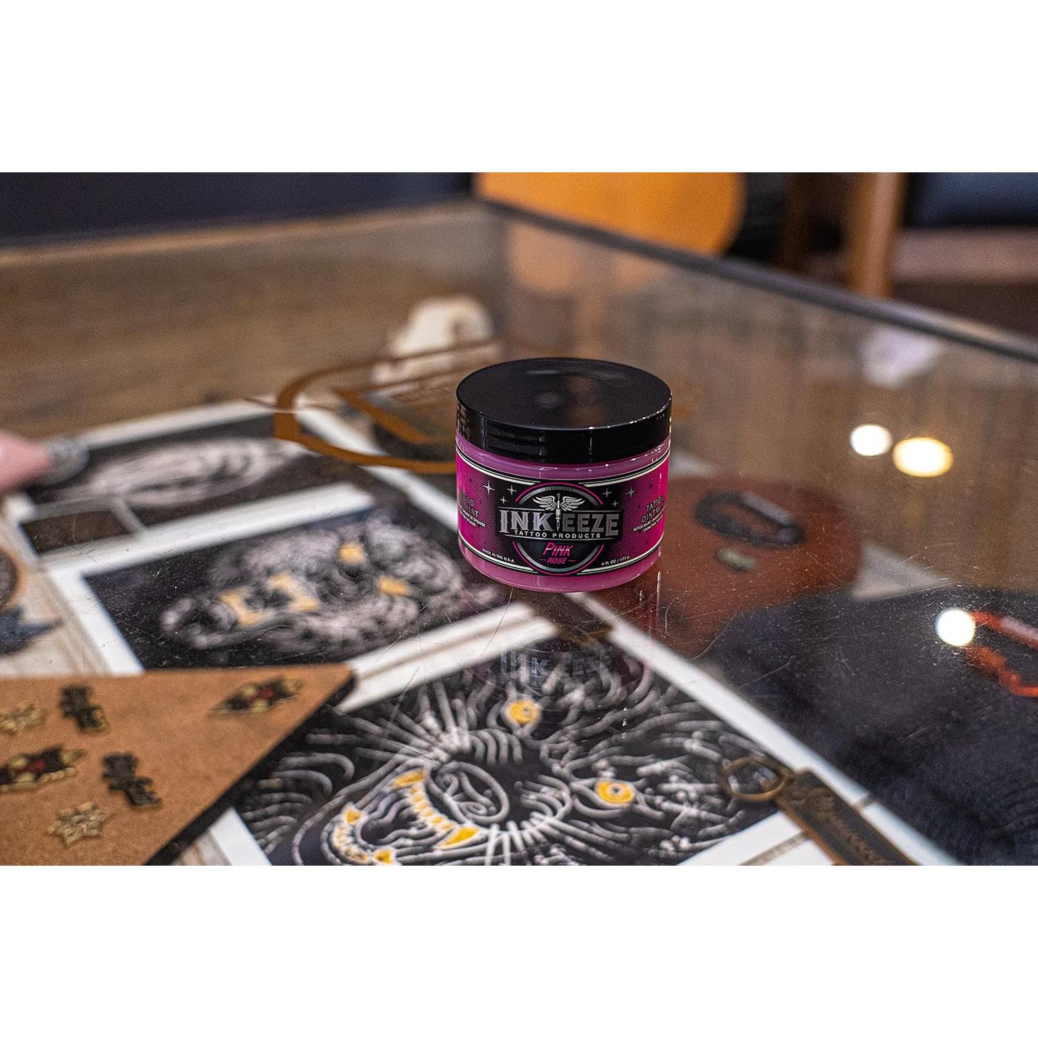 Ungüento para Tatuajes INK-EEZE Pink 170g - Vegano y Libre de Crueldad