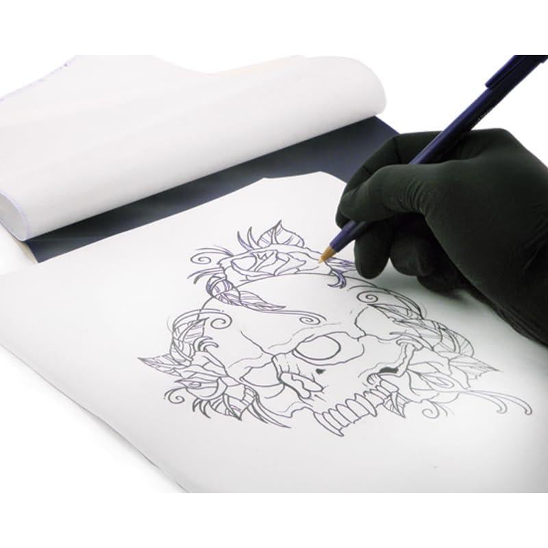 Papel de Plantilla de Tatuaje Atsui - 100 Hojas - Calidad Premium