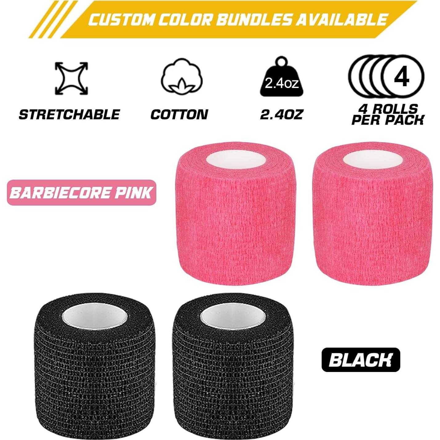 Cubiertas de Máquina de Tatuaje Narkysus - 200 Piezas Rosa