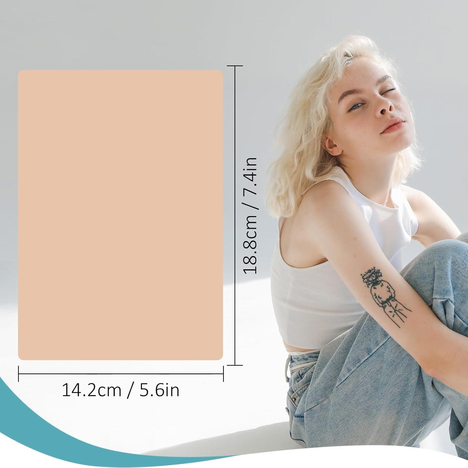 Piel de Tatuaje WZPB 3MM - 10 Piezas Doble Cara 15.24x20.32cm