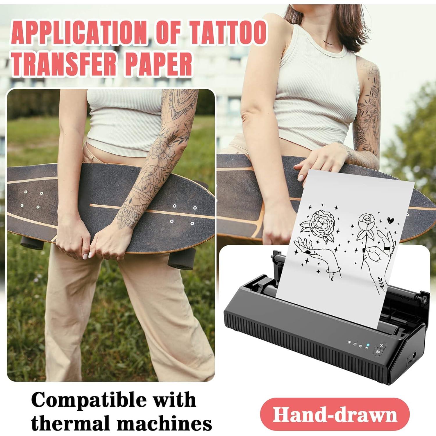 Papel de Transferencia de Tatuaje Sukh 20 Hojas 21x29.7 cm