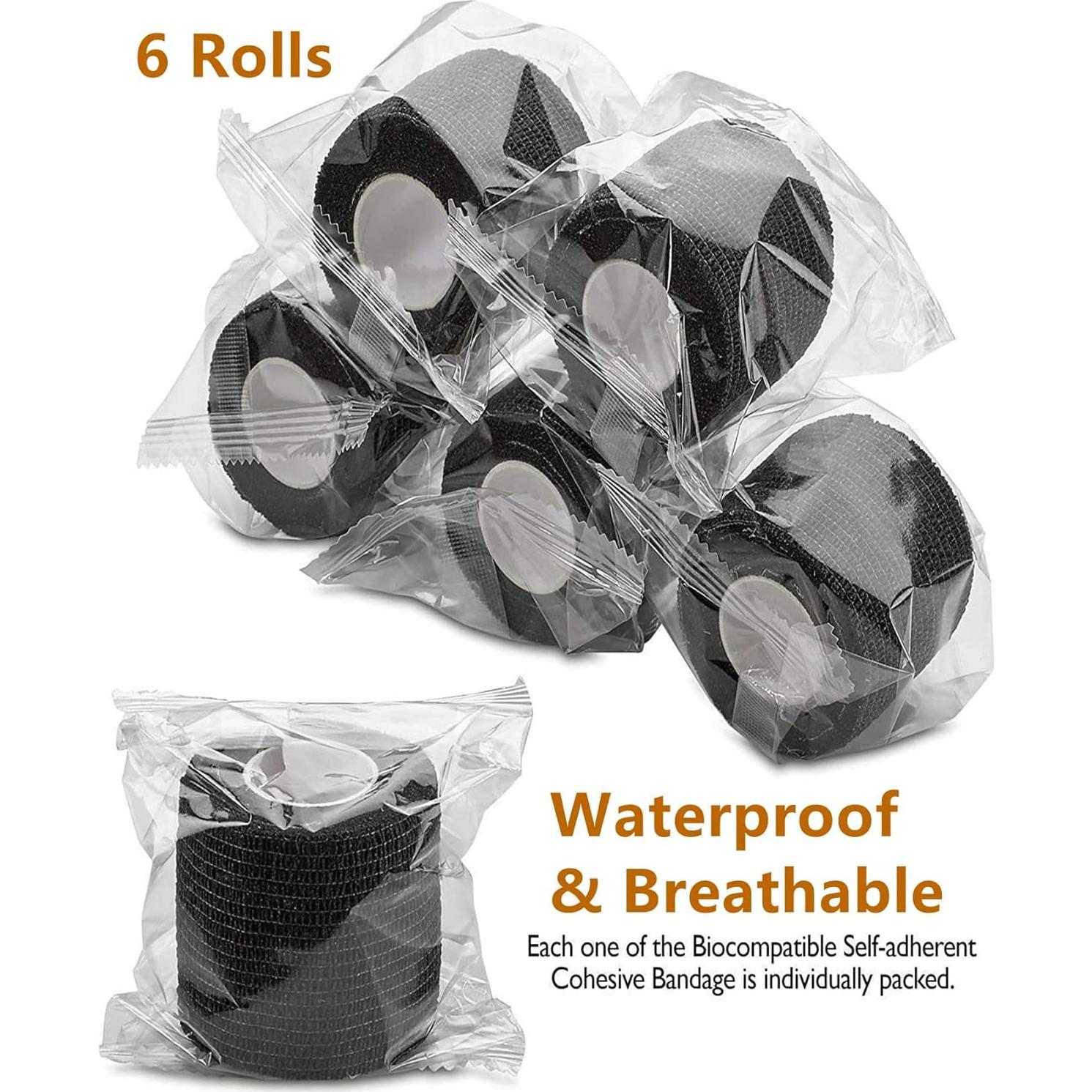 Cinta de agarre para tatuajes Autdor 6Pcs 5cm x 4.57m