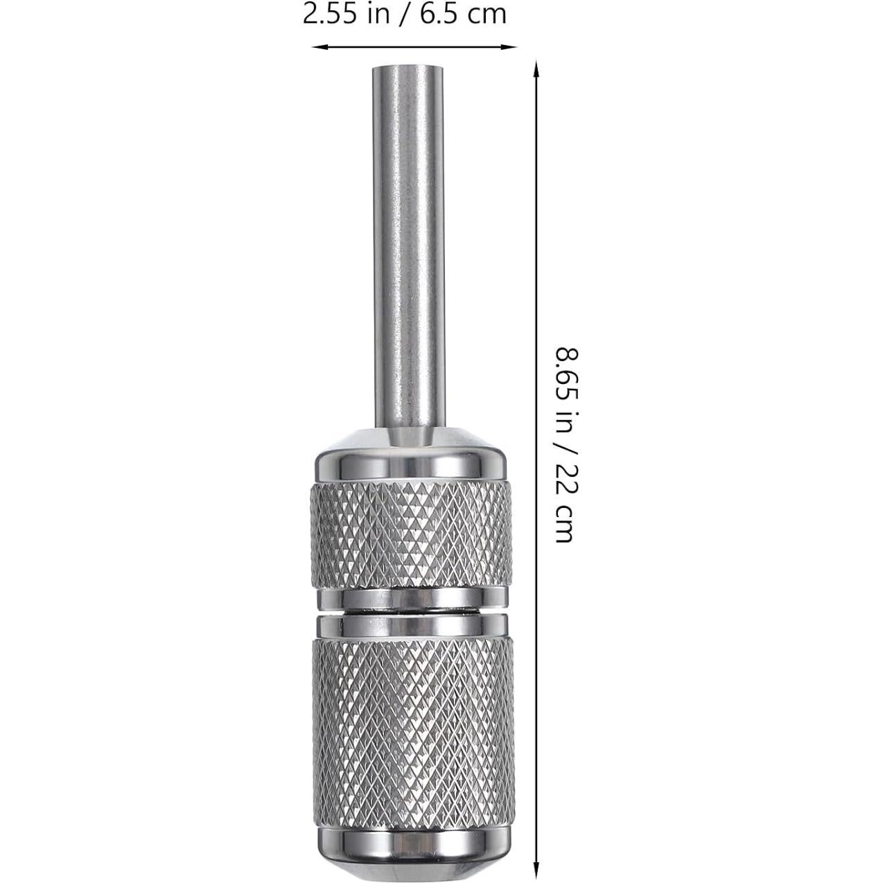 Mango de máquina de tatuaje Artibetter 22mm acero inoxidable