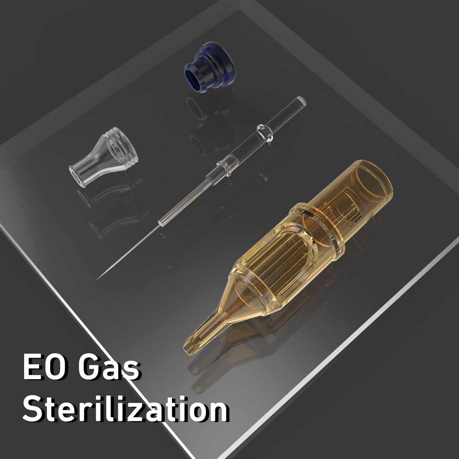 Agujas de Cartucho para Tatuaje YILONG 14RL 20pcs 0.35mm