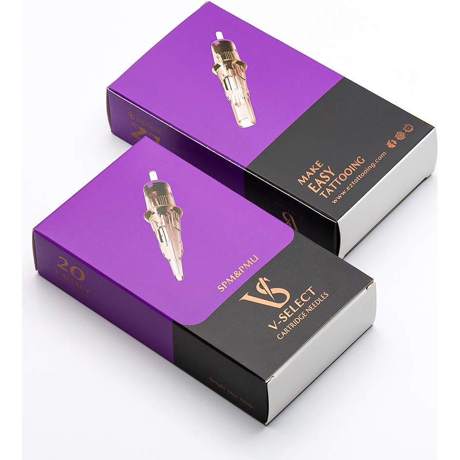 Agujas de Cartucho para Tatuaje V-SELECT 20Pcs 0.18mm 1RL