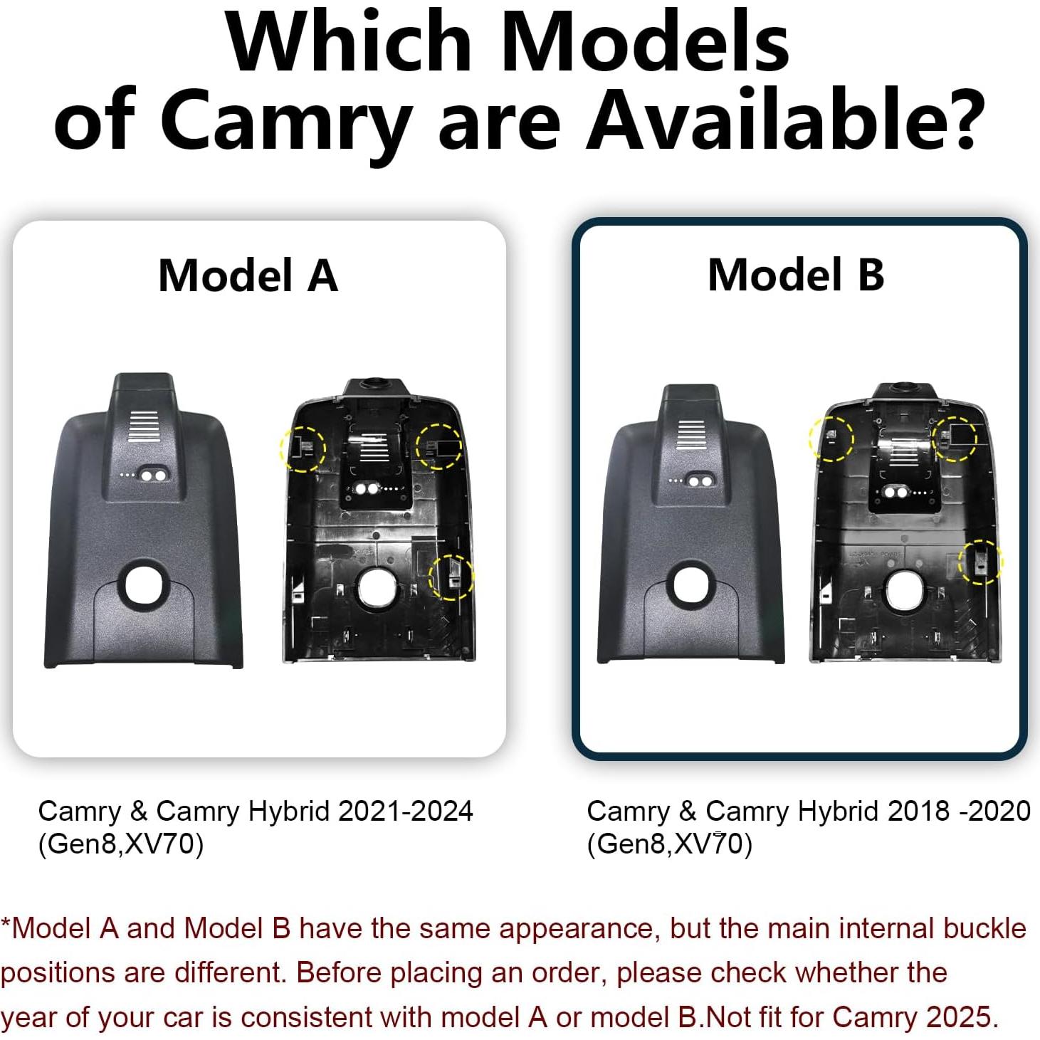 Cámara Dash 4K Delantera y 1080P Trasera Mangoal para Toyota Camry 2018-2020