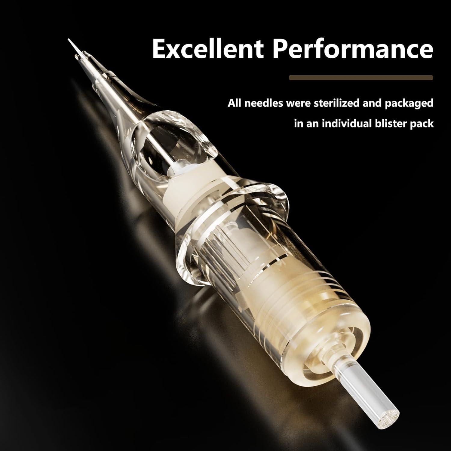 Cartuchos de Agujas de Tatuaje BIGWASP 11RL Redondo 20Pcs