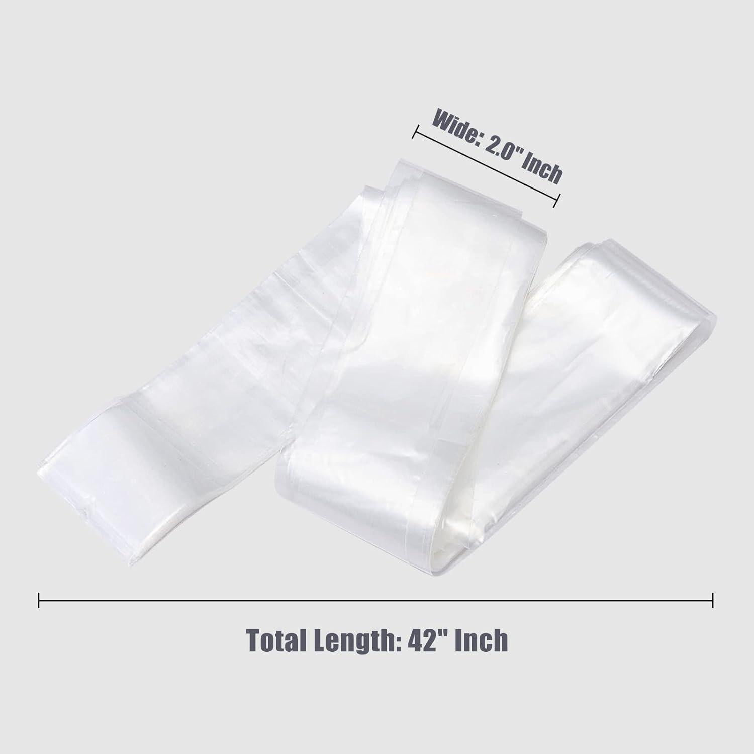 Cubiertas de Cables de Clip EZ Tattoo - 100 Pcs Transparentes