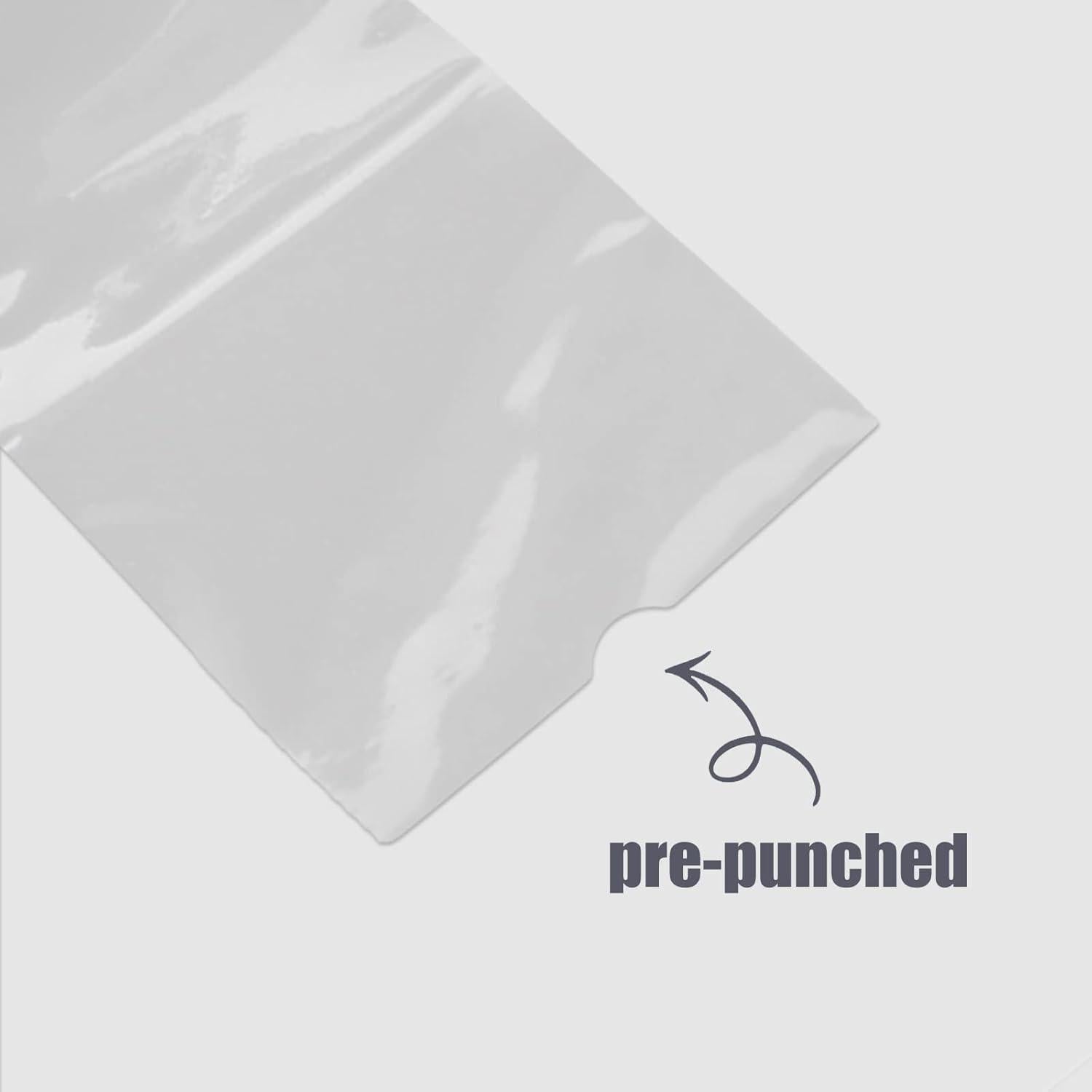 Cubiertas de Cables de Clip EZ Tattoo - 100 Pcs Transparentes