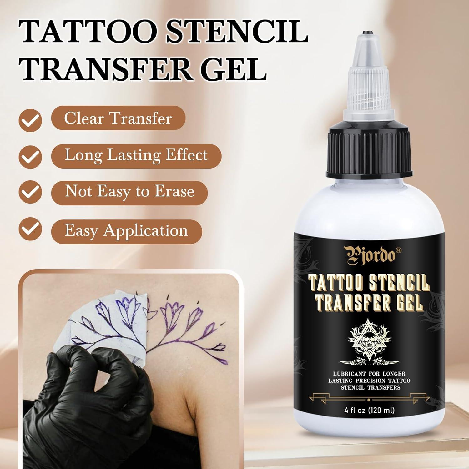 Gel de Transferencia de Tatuaje Pjordo 150g - Plantillas Claras