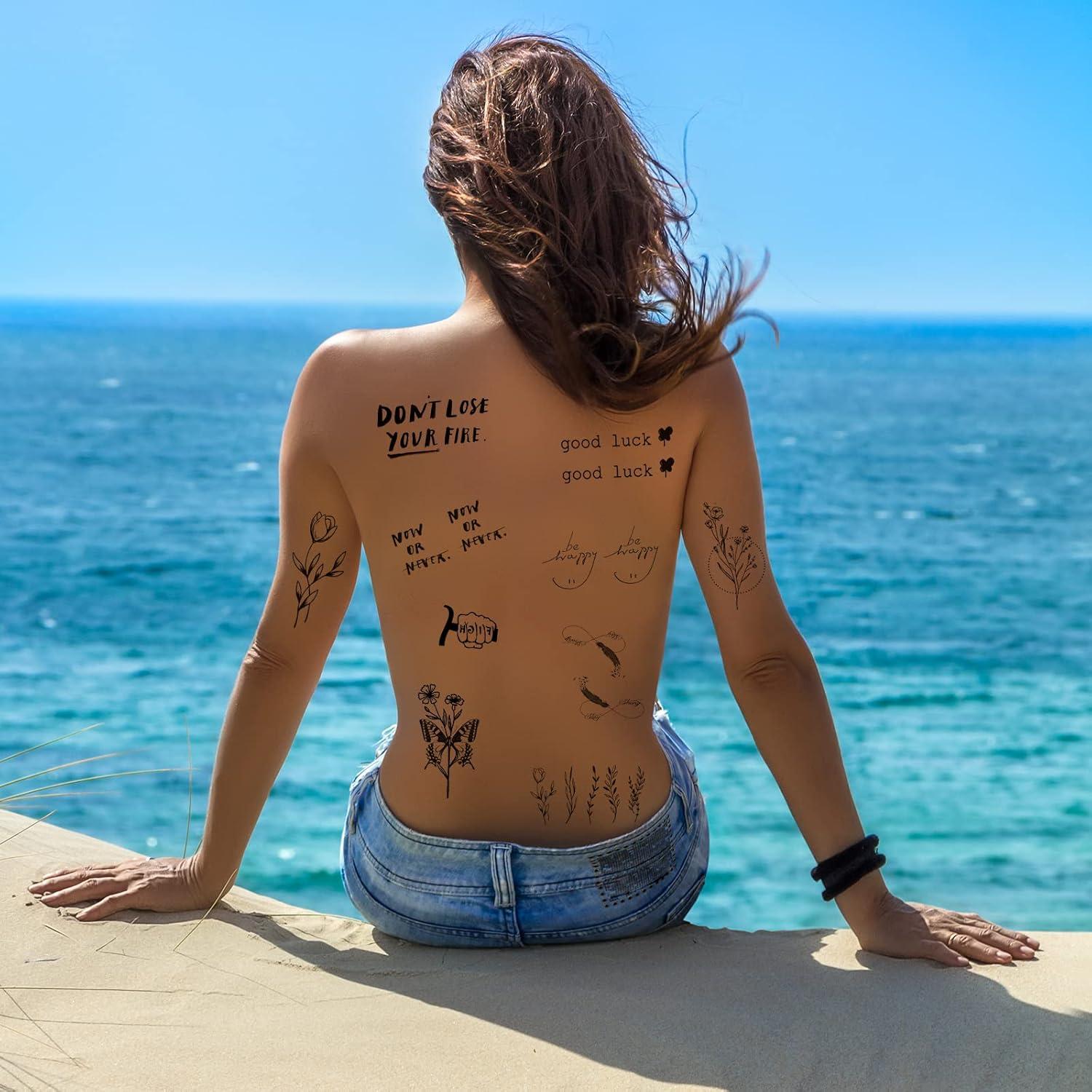 Tatuajes Temporales Realistas Zeecdatoo 160+ Piezas 74 Hojas