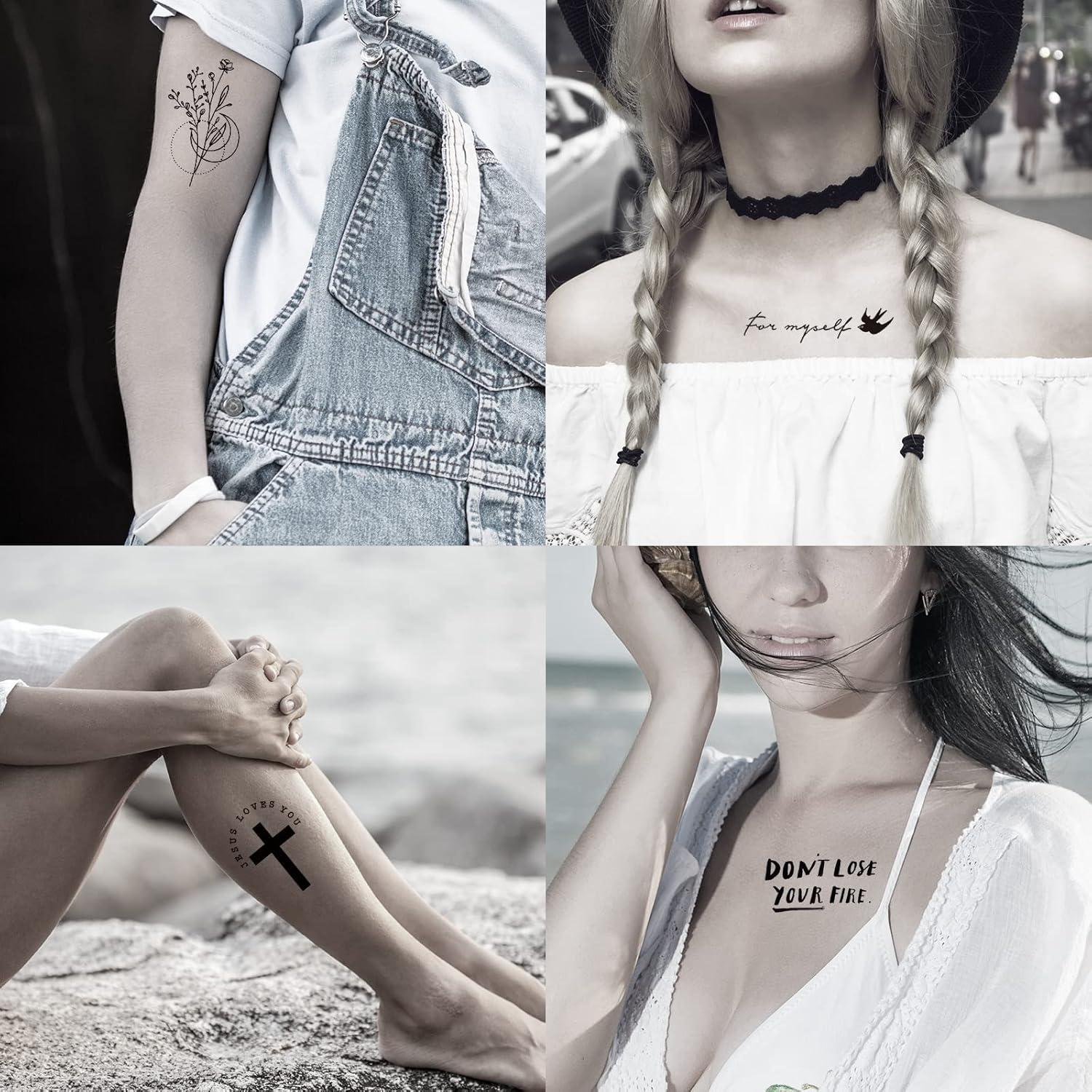 Tatuajes Temporales Realistas Zeecdatoo 160+ Piezas 74 Hojas