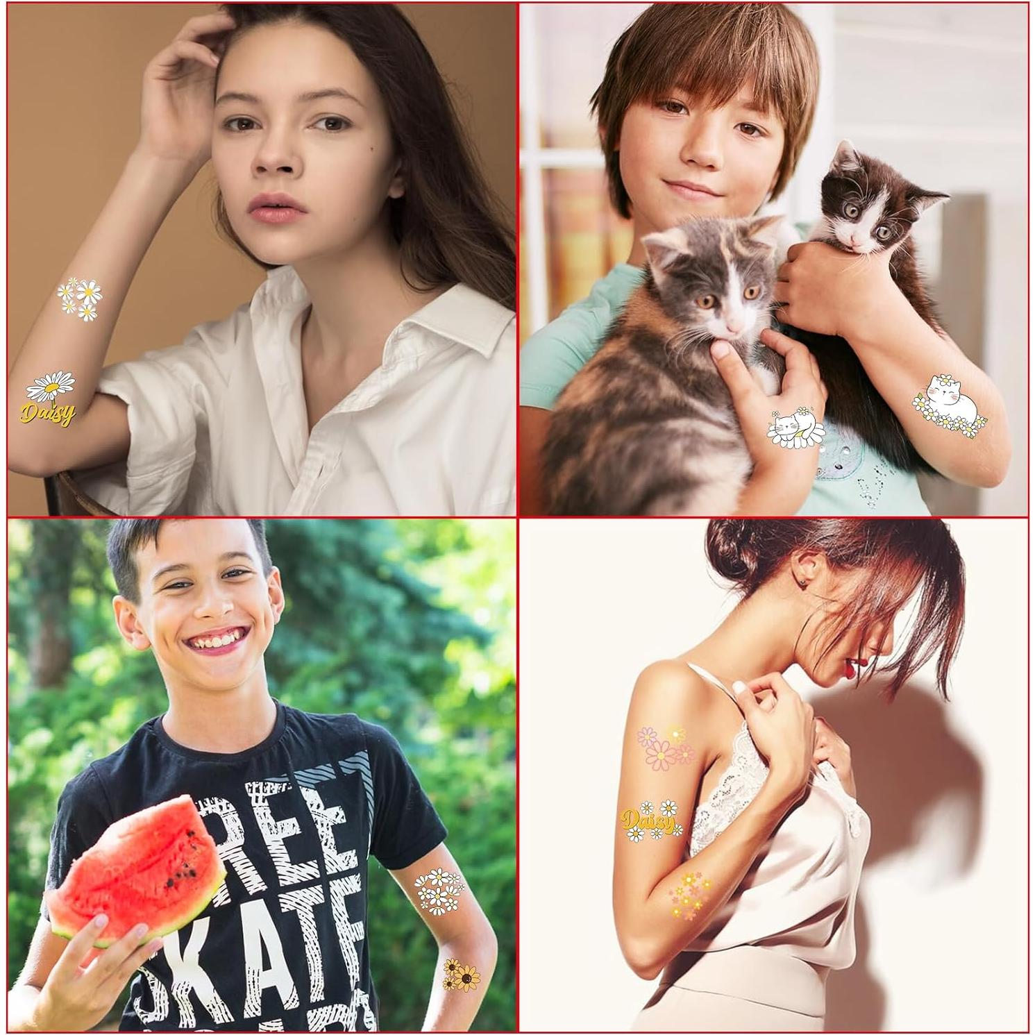 Tatuajes Temporales de Margarita Yoyuspy - 200 Calcomanías