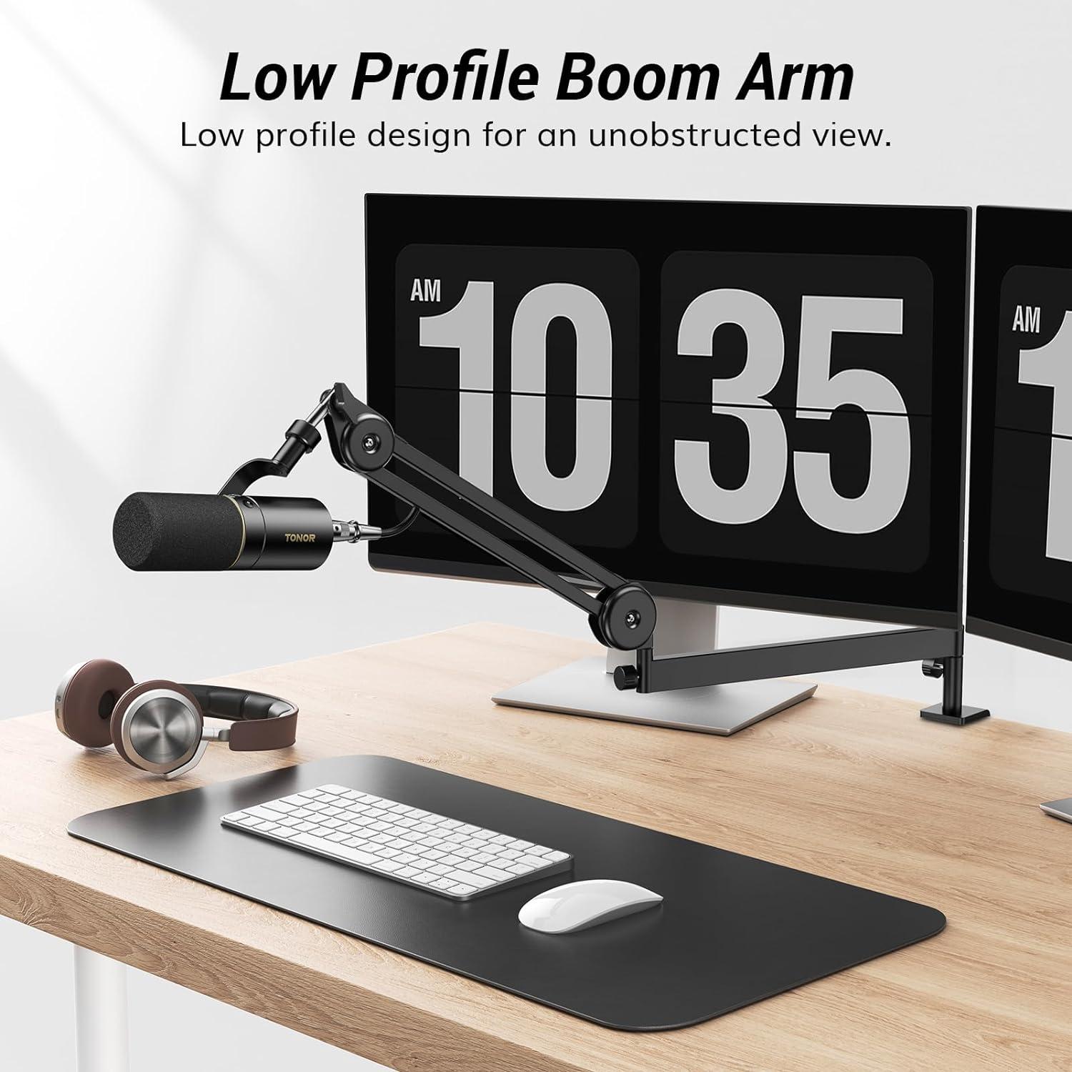 Brazo de Micrófono TONOR T40LP Ajustable Negro 1.5 kg