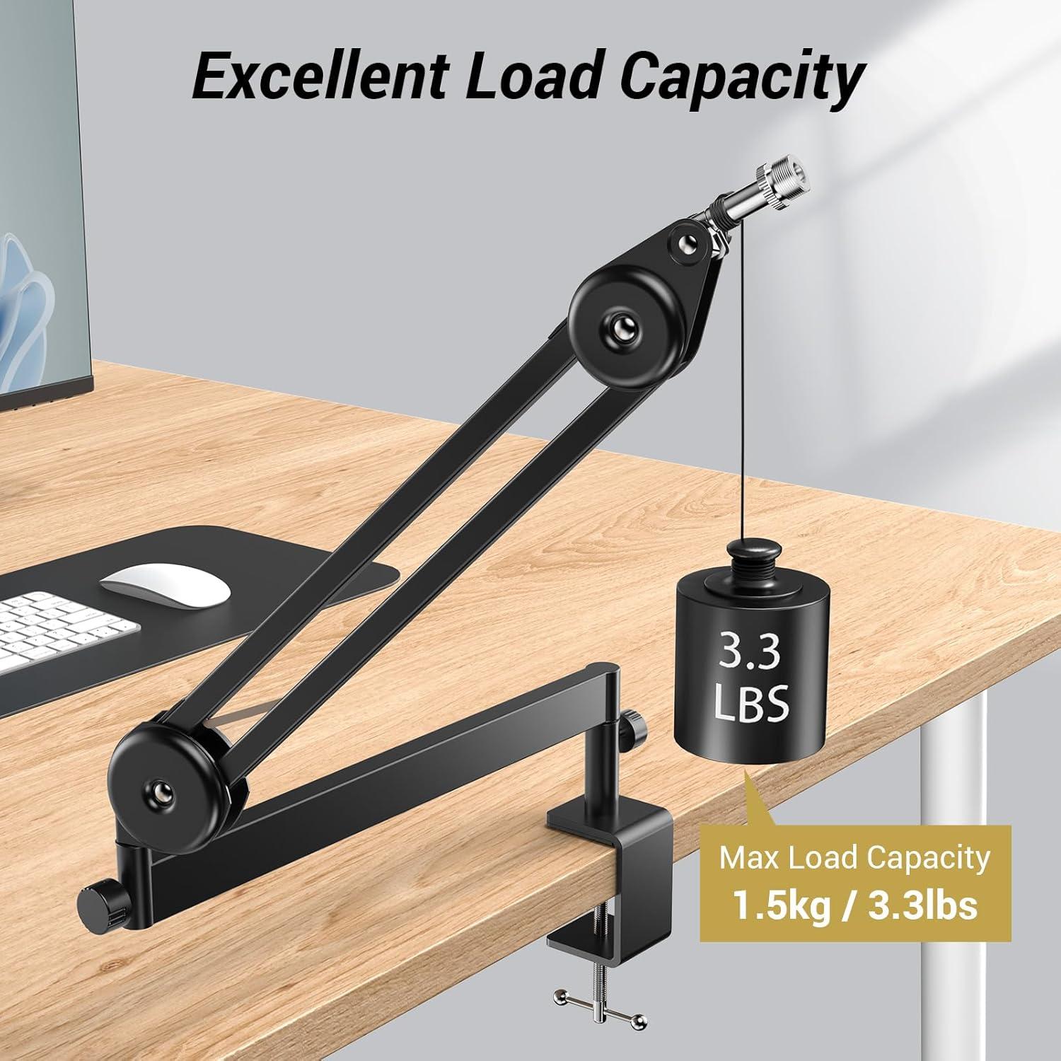 Brazo de Micrófono TONOR T40LP Ajustable Negro 1.5 kg