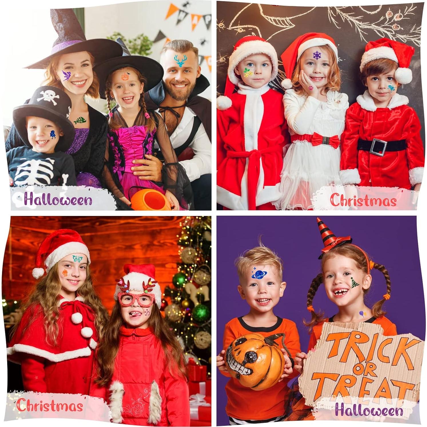 Kit de Tatuajes Temporales de Brillo Diario de Eleanore - 31 Colores