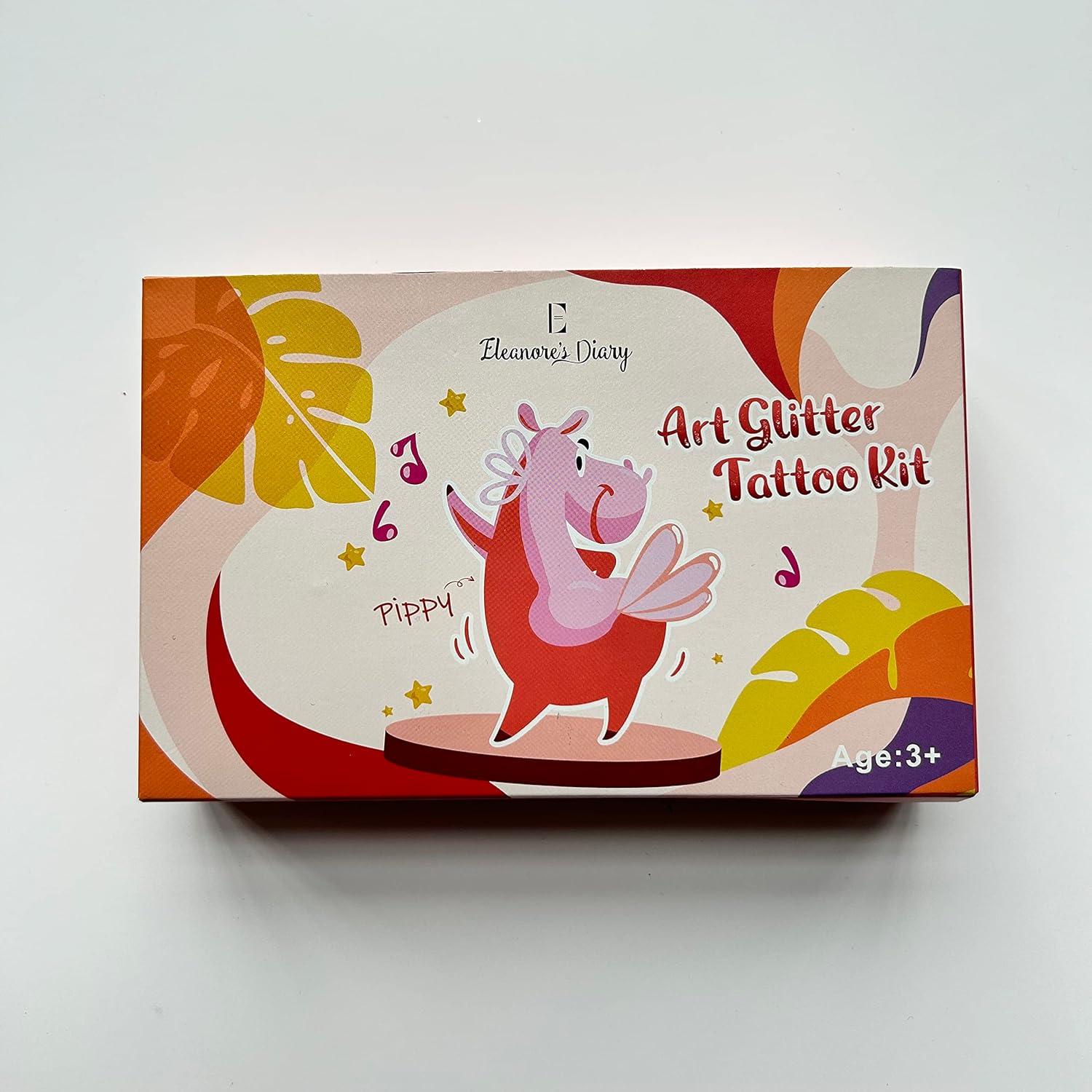 Kit de Tatuajes Temporales de Brillo Diario de Eleanore - 31 Colores