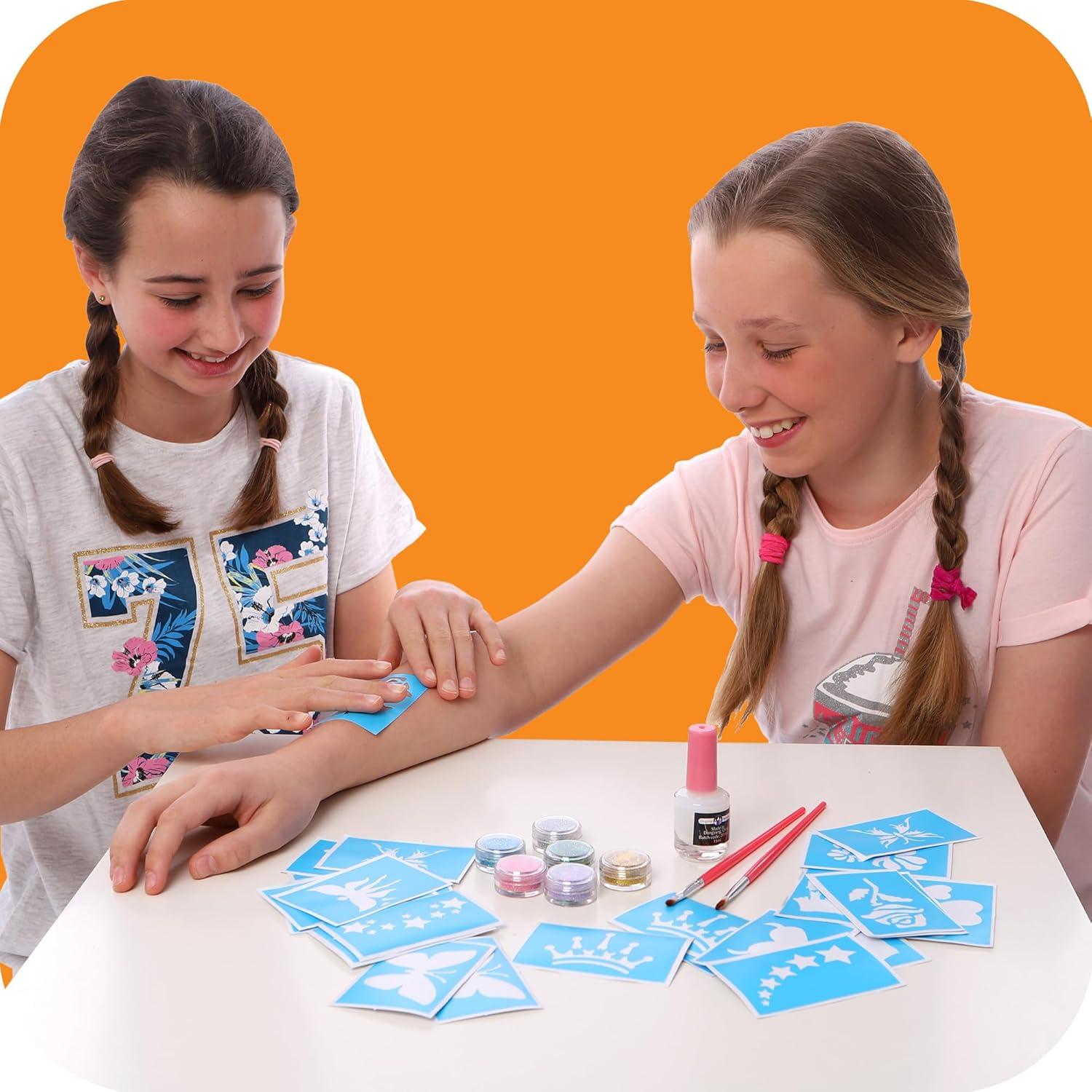 Kit de Tatuajes Brillantes Original Stationery para Niños - 33 Piezas