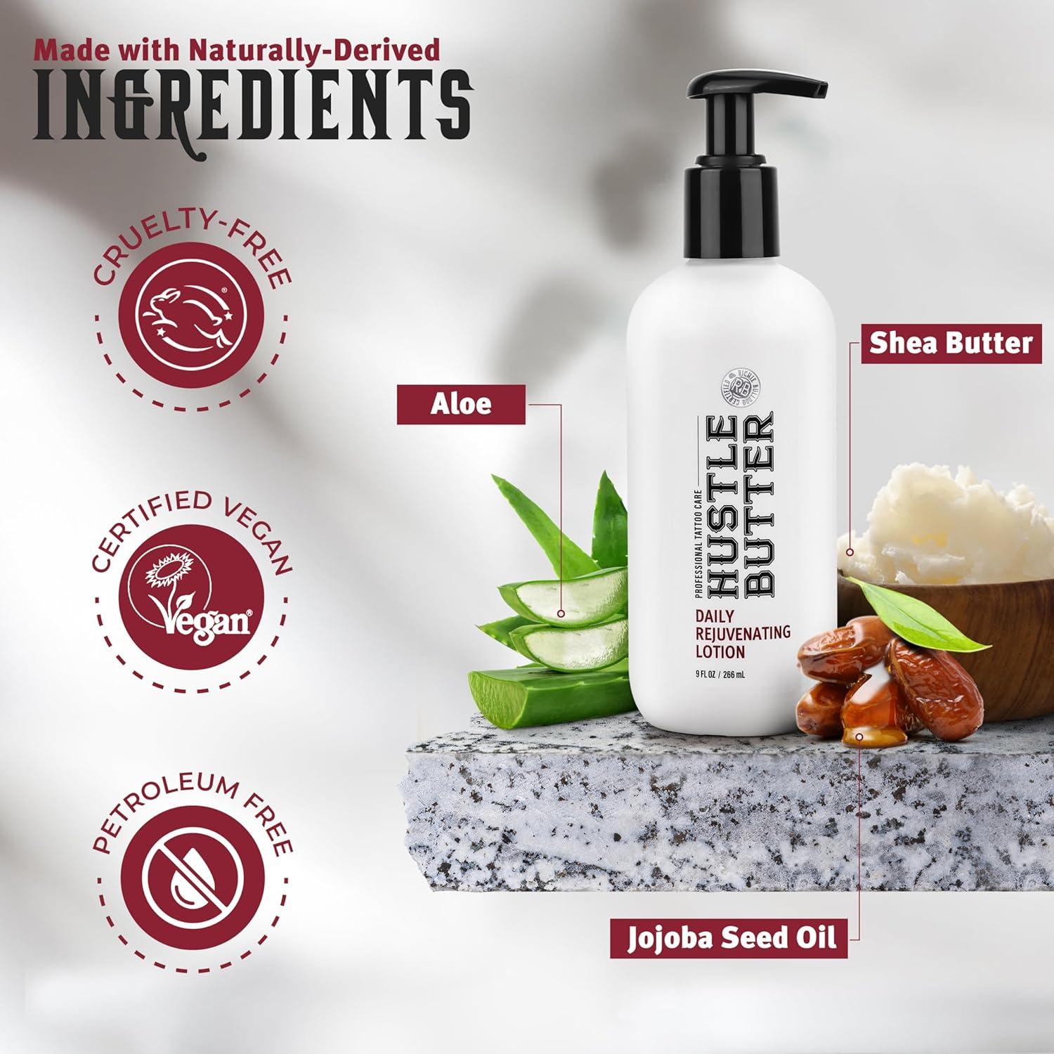 Hustle Butter Loción Hidratante para Tatuajes 266 ml Vegana
