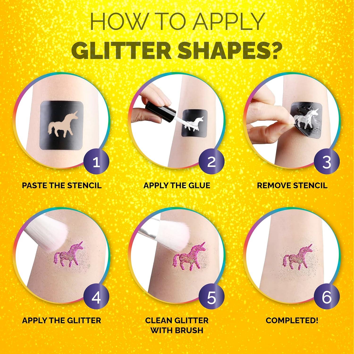 Kit de Tatuajes de Brillo FACEGEM LONDON - 1749 Piezas